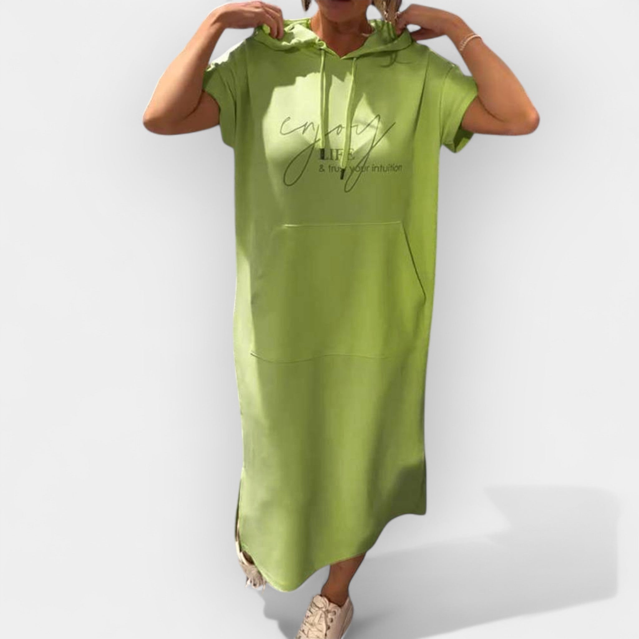 Tamara – Casual Dress with Hood