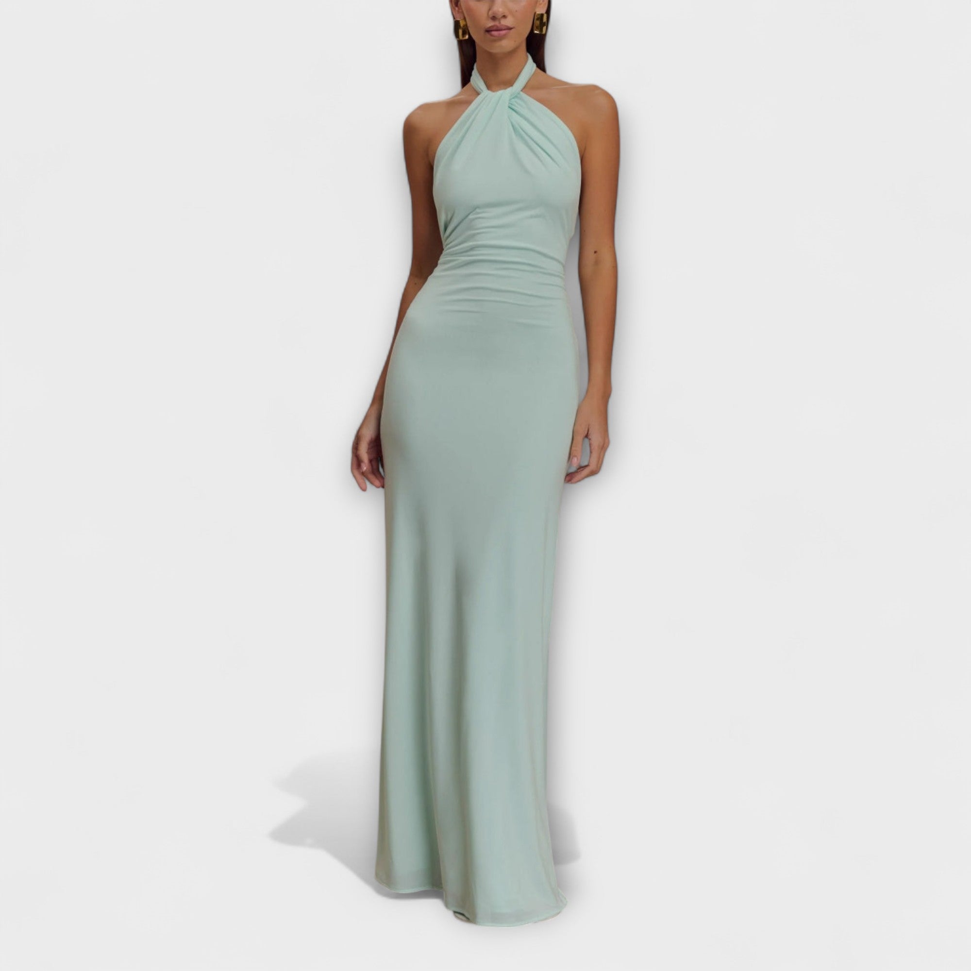 Lagune – Slinky Halter Maxi Dress