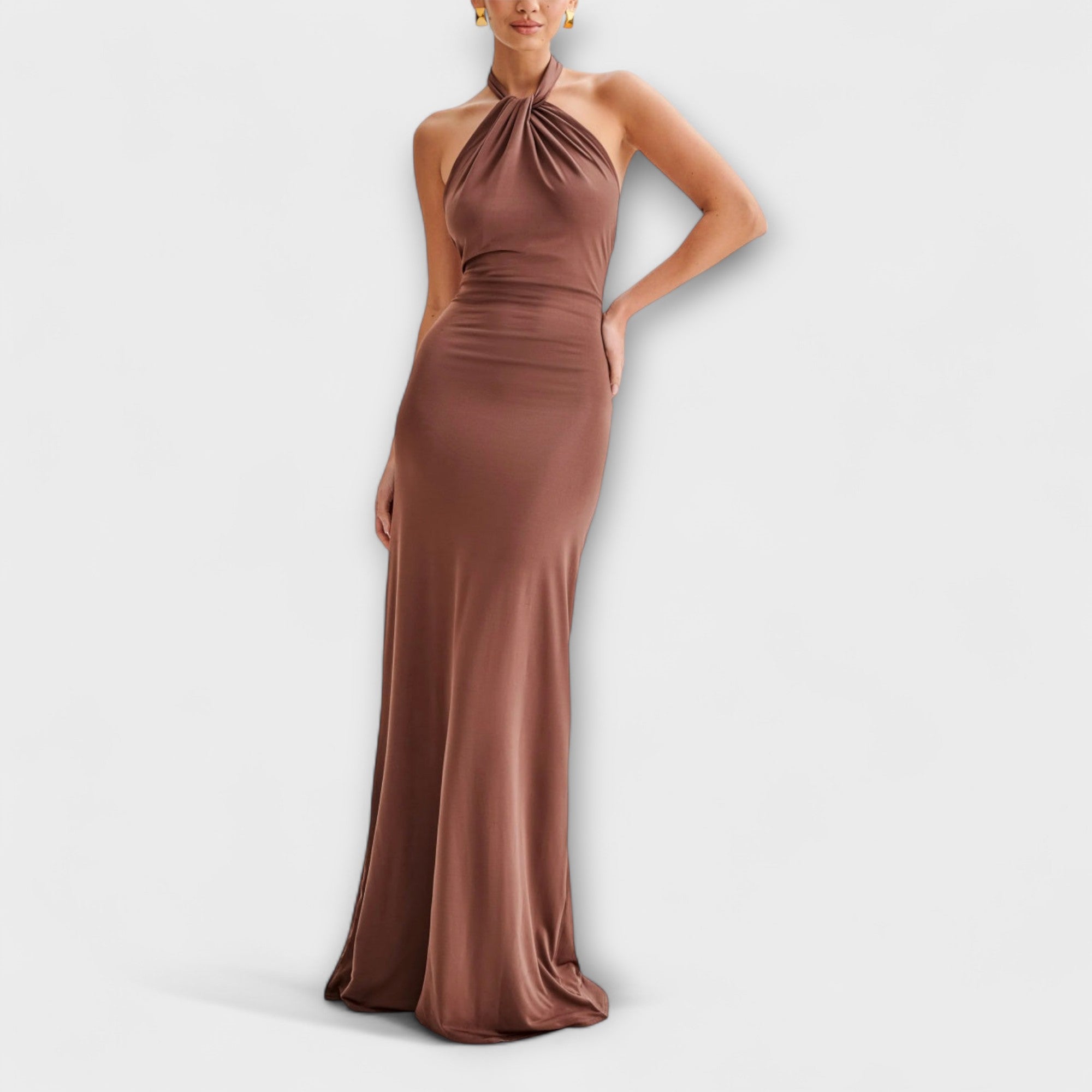 Lagune – Slinky Halter Maxi Dress