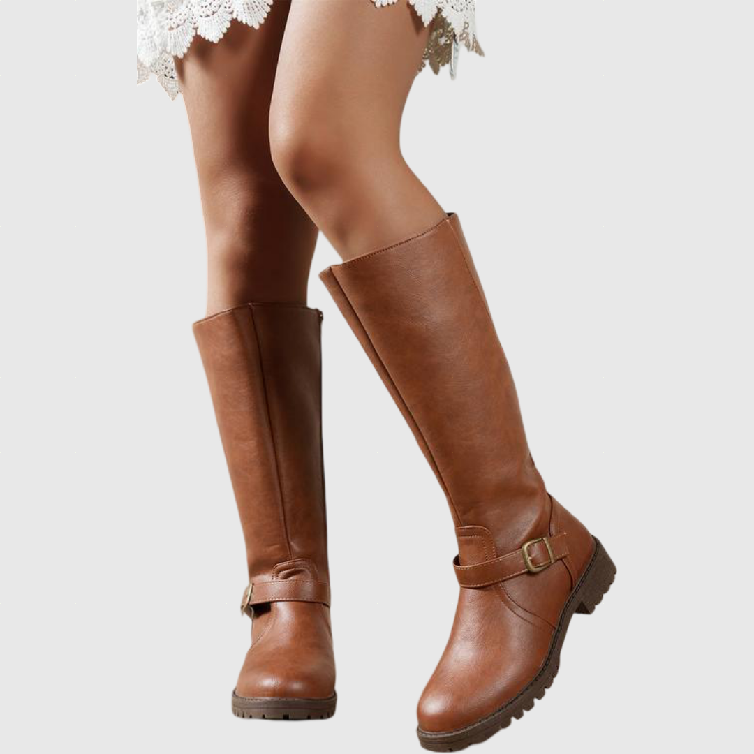 SOFIA | Άνετα Μποτάκια με Χαμηλό Τακούνι