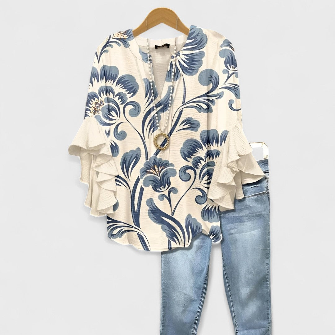 Ελισάβετ - Καλοκαιρινό Καζούαλ Μπλουζάκι
