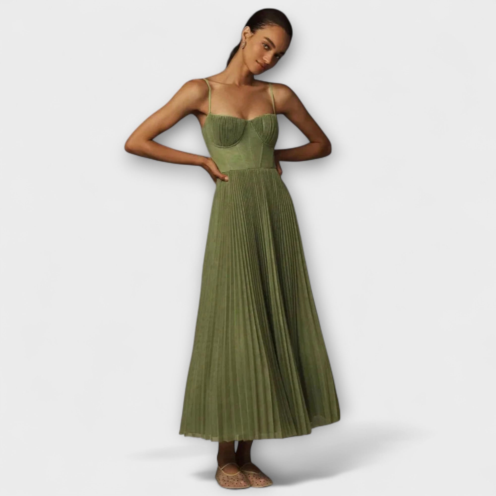 Μαρίλιν - Φόρεμα Μίντι από Τούλι με Σχέδιο Μπλουζάκι