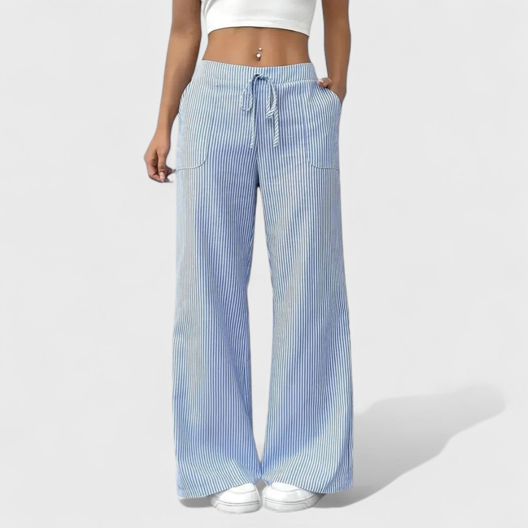 Ντομινίκ - Άνετα Φαρδιά Παντελόνια