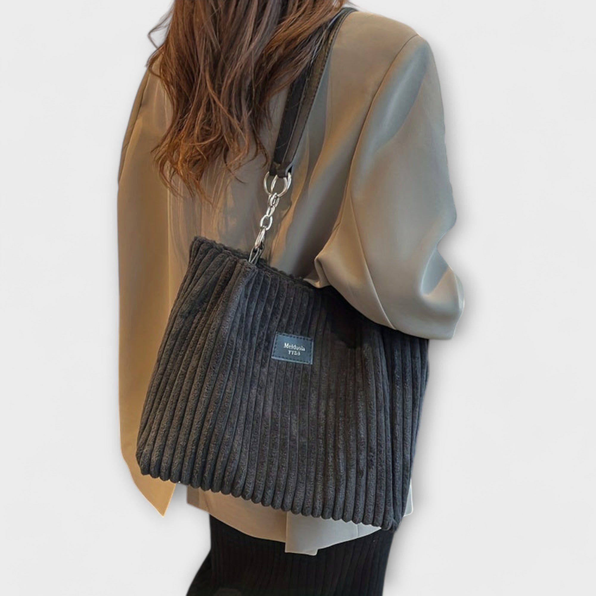 Soft Corduroy Shoulder Bag