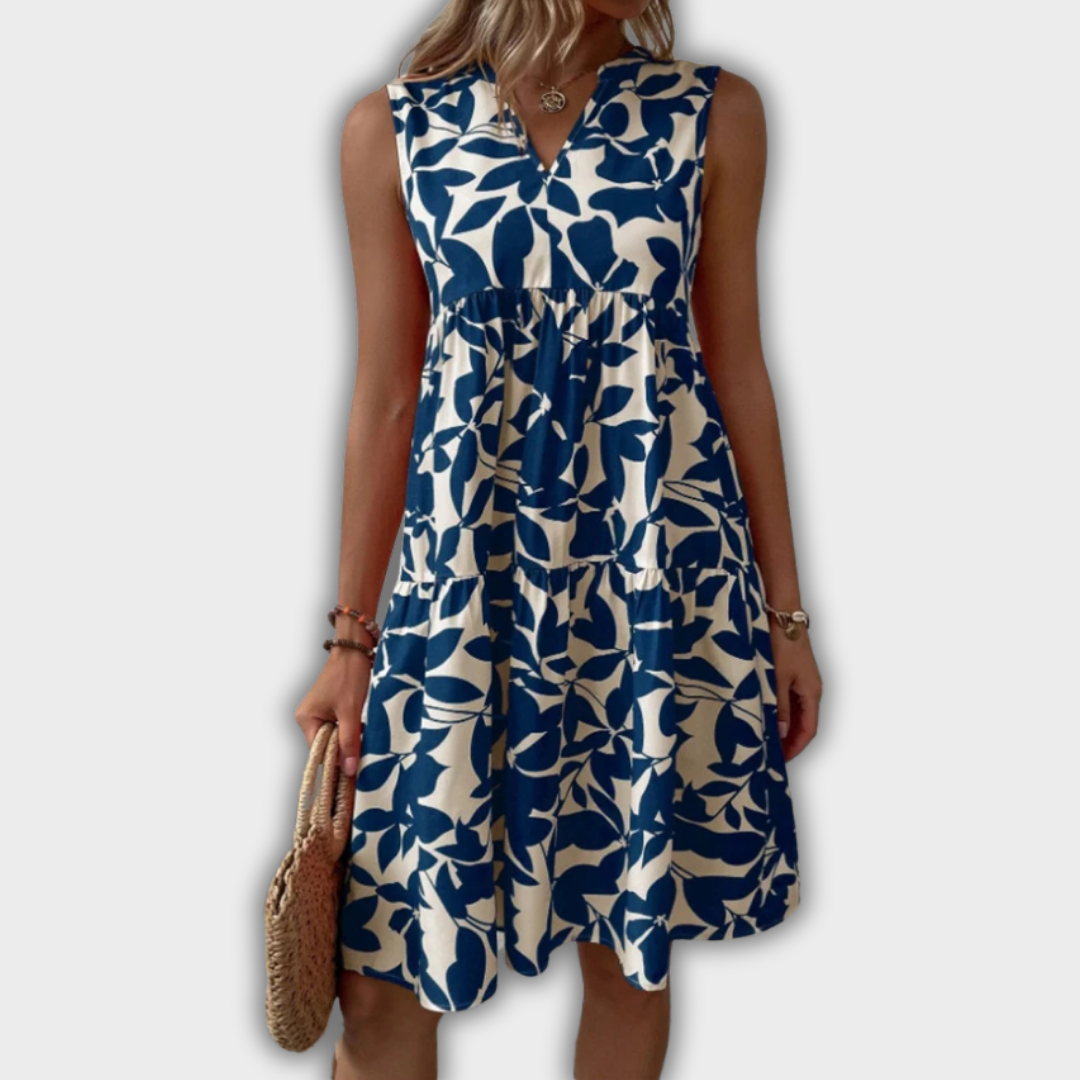 Ιζαμπέλ - Φλοράλ Φόρεμα Καλοκαιρινής Στρώσης