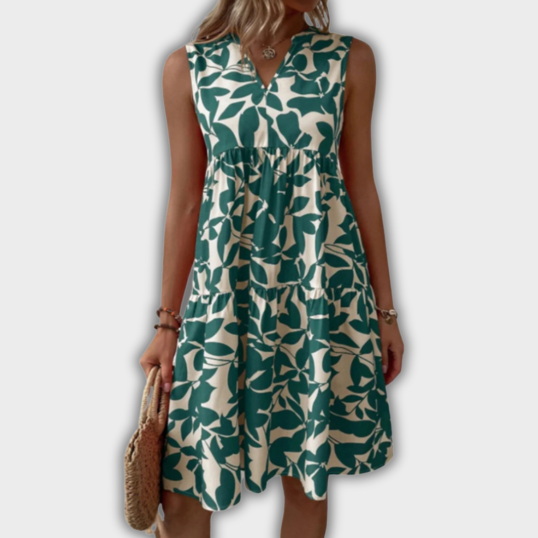 Ιζαμπέλ - Φλοράλ Φόρεμα Καλοκαιρινής Στρώσης