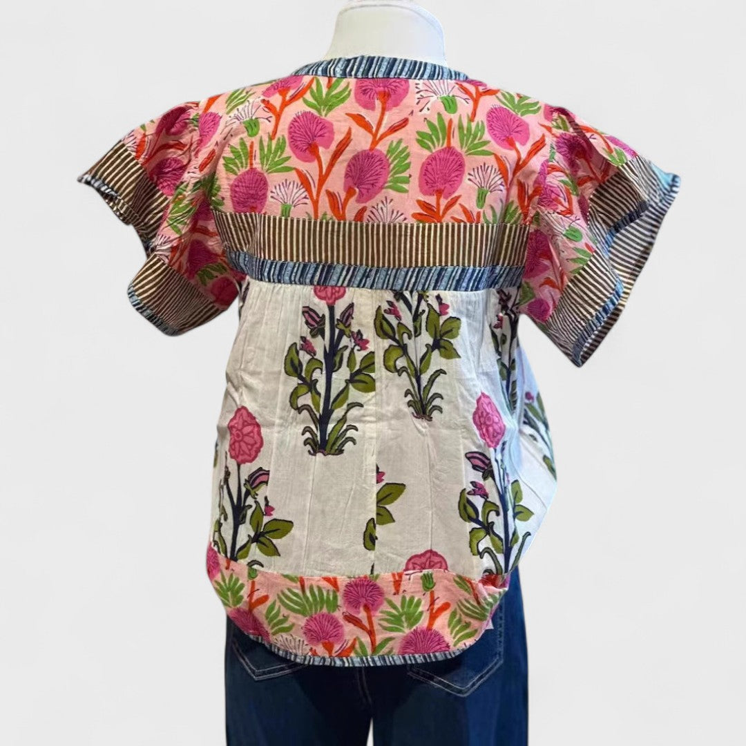 Ουριέλα - Κεντημένη Μποχο Μπλούζα