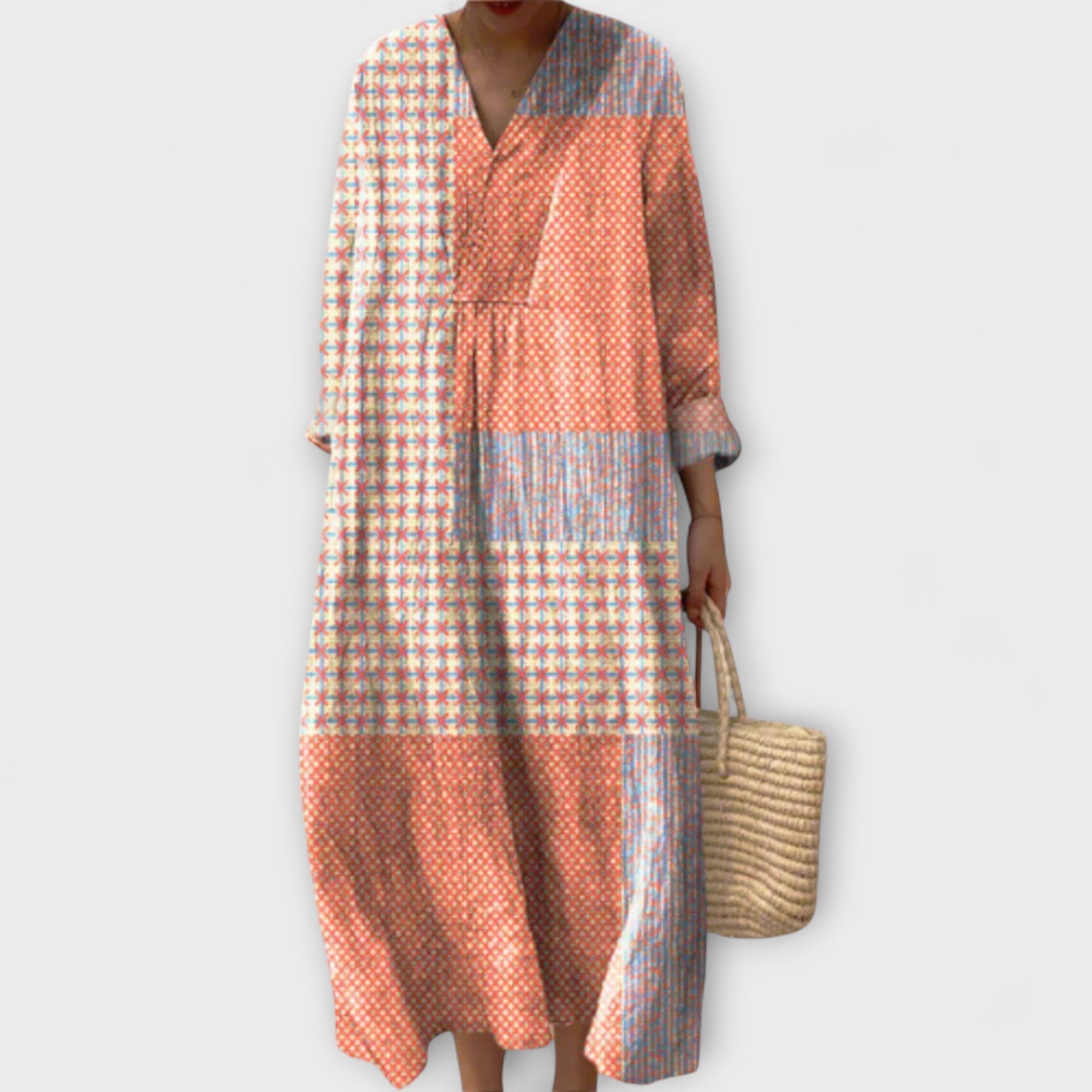 Bethany – Elegant Geometric Dress