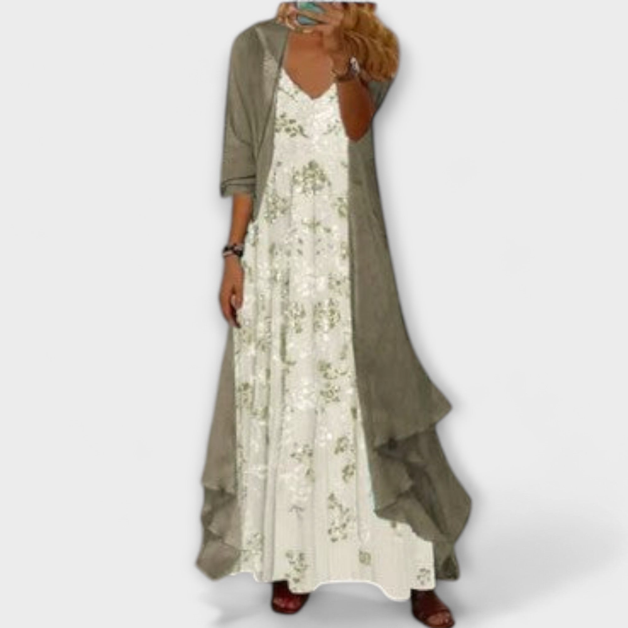 Mila - Κομψό Πράσινο Φόρεμα