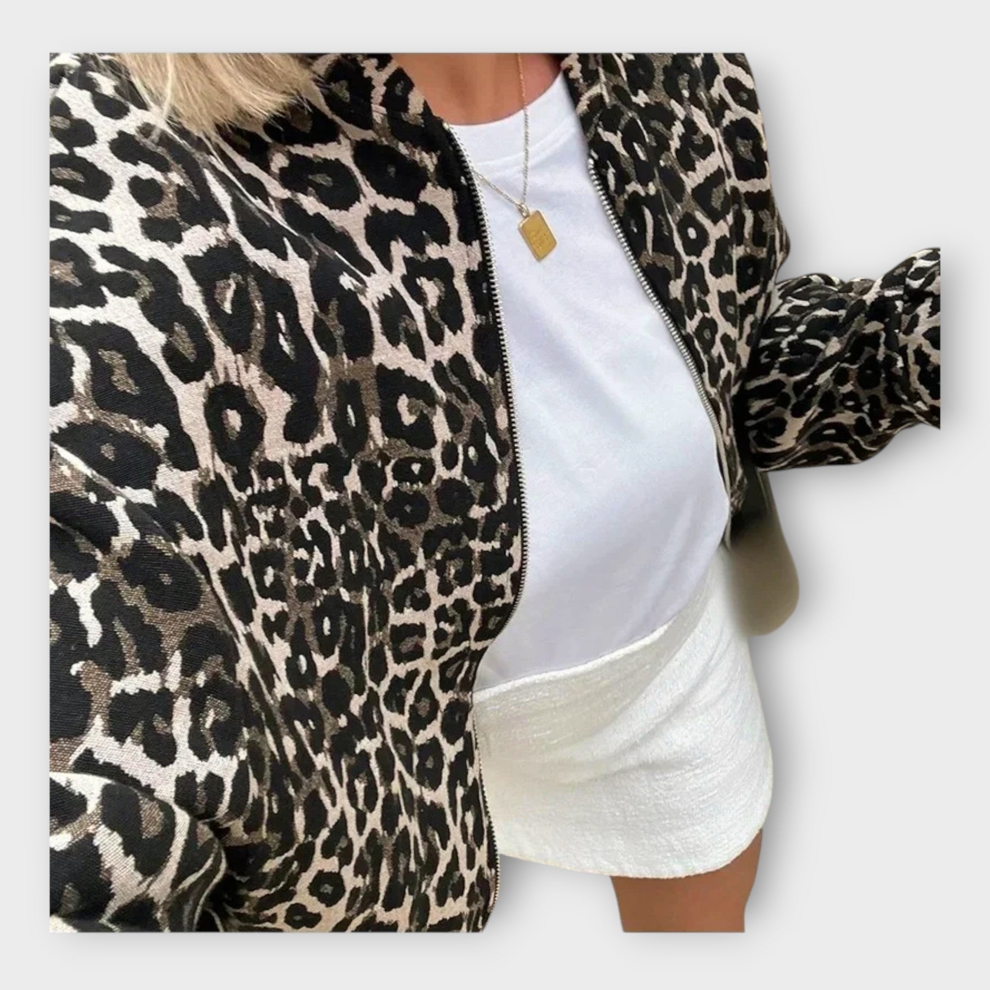 ΛΙΜΠΟΥΣΕ - Ελεγκτικός πουλόβερ σε γκρι χρώμα