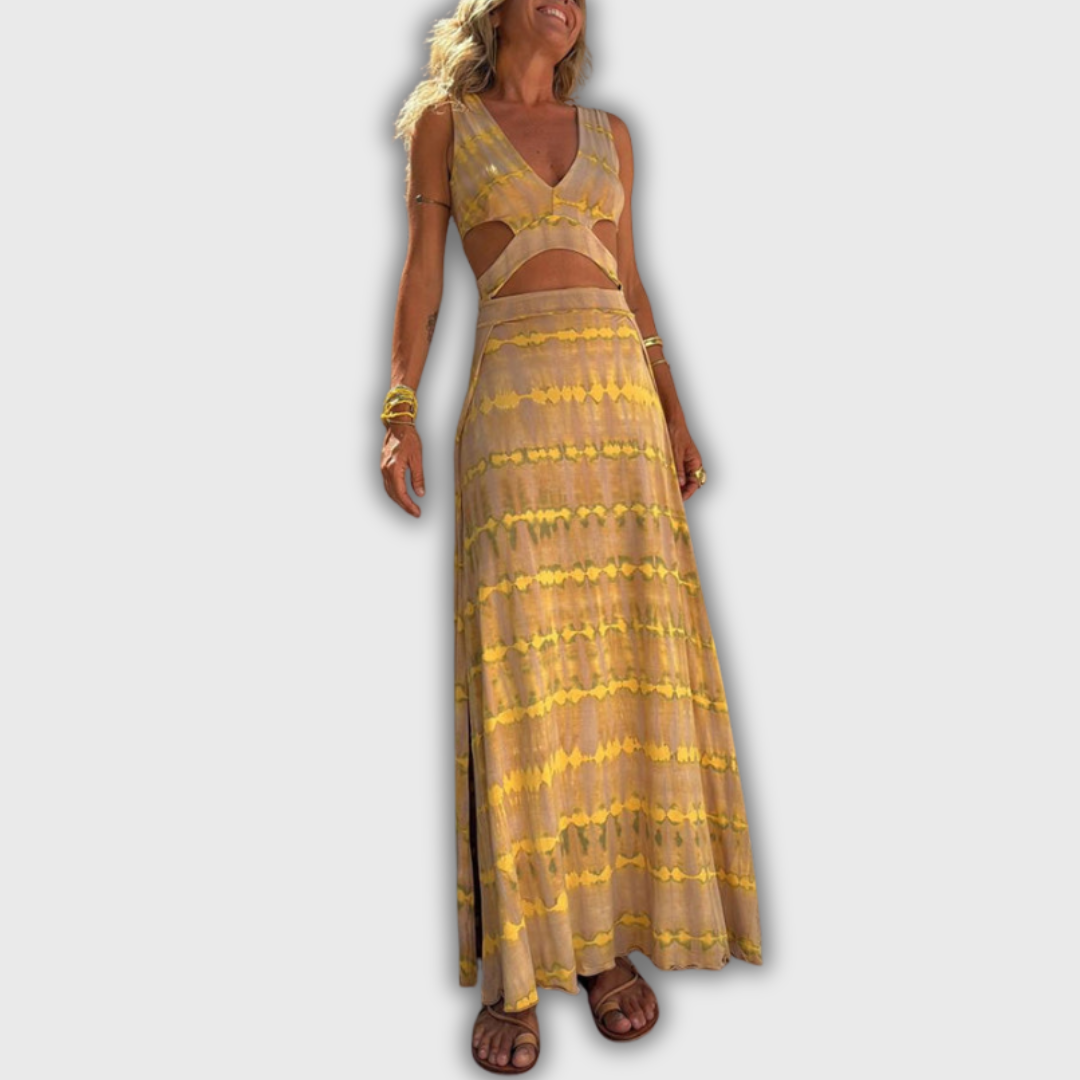 Bianca – Φόρεμα με Βαθύ Ντεκολτέ και Κοπές