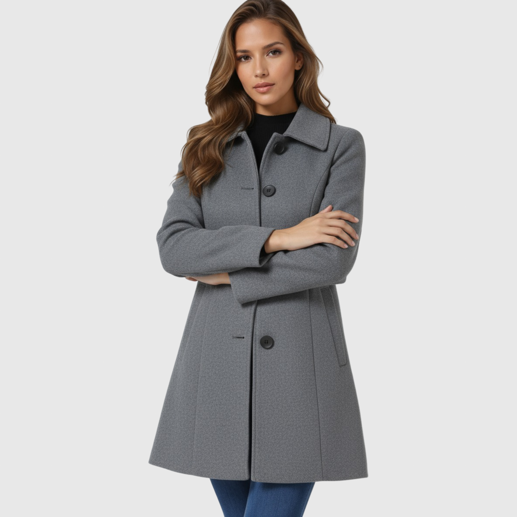 Josephine | Γυναικείο Χειμερινό Παλτό με Μονό Κουμπί