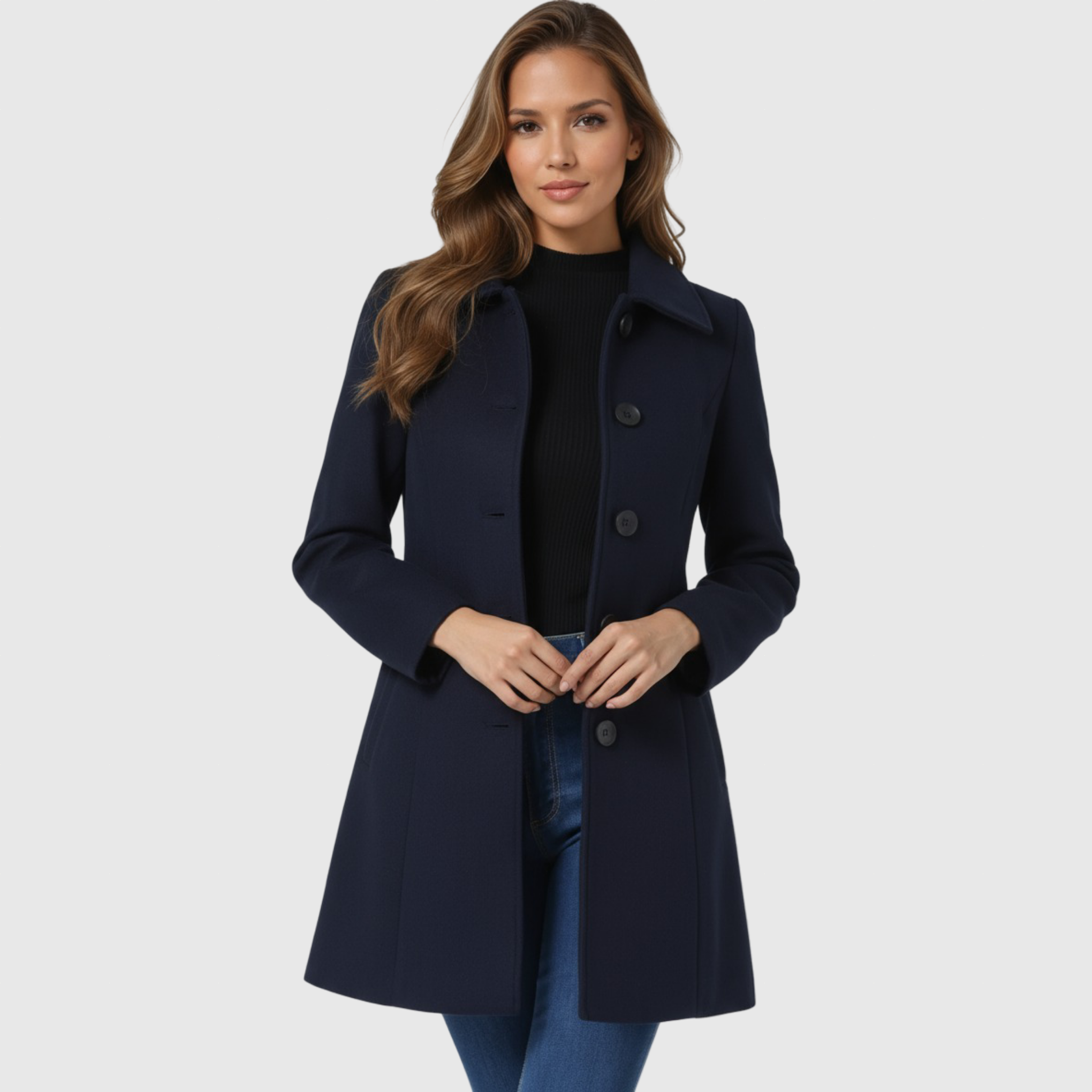 Josephine | Γυναικείο Χειμερινό Παλτό με Μονό Κουμπί