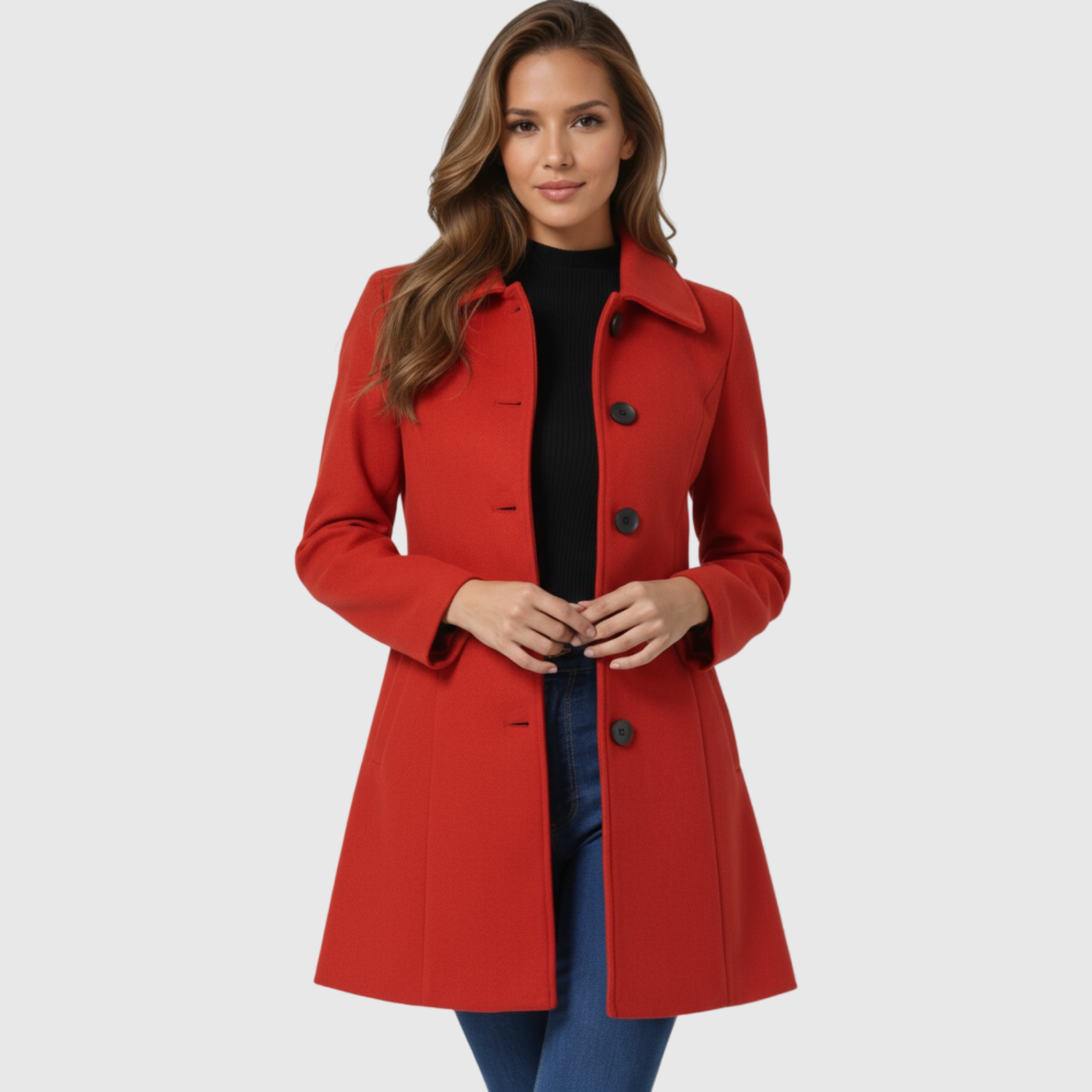 Josephine | Γυναικείο Χειμερινό Παλτό με Μονό Κουμπί