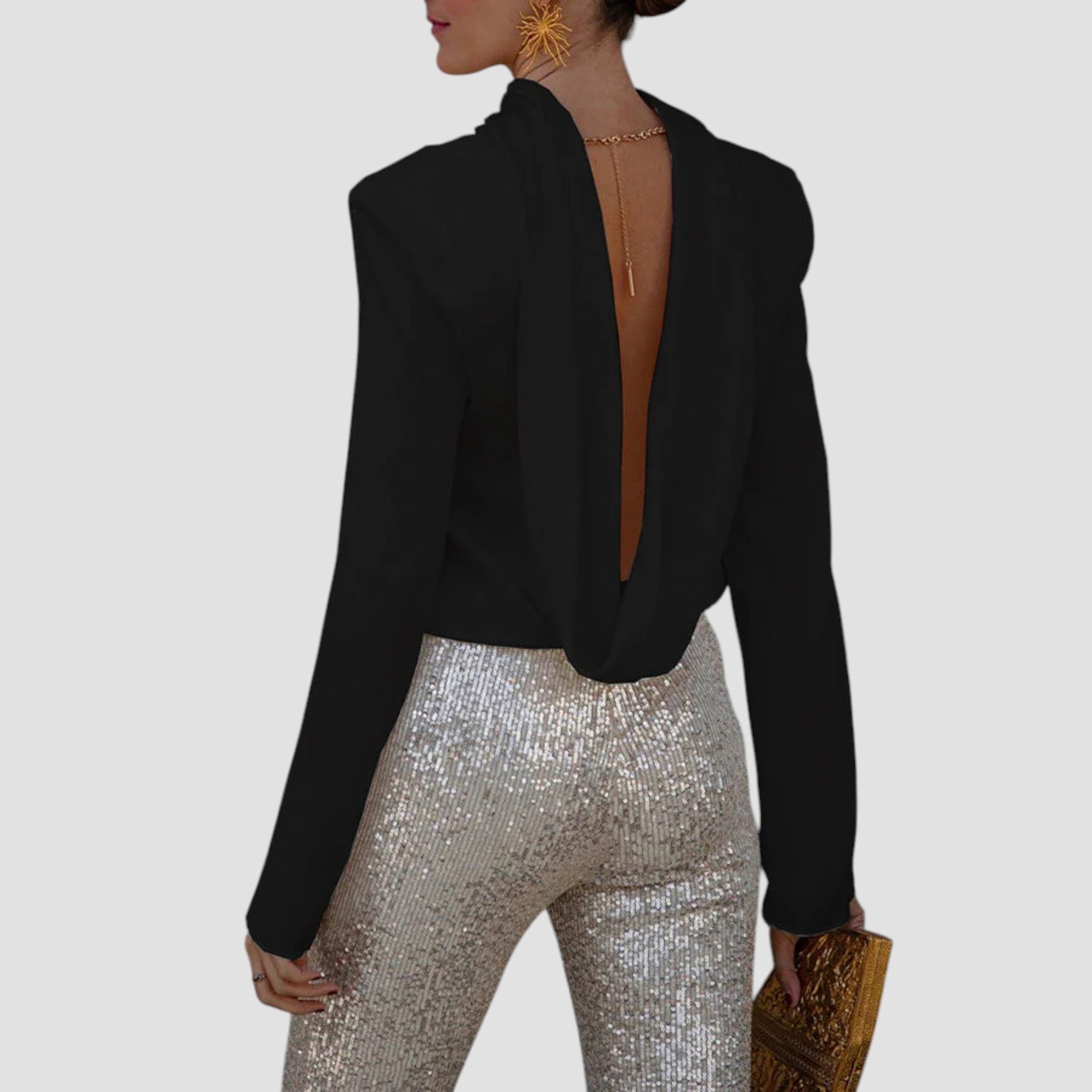 Μπλούζα Elea | Σατέν & Αλυσίδα Elegant