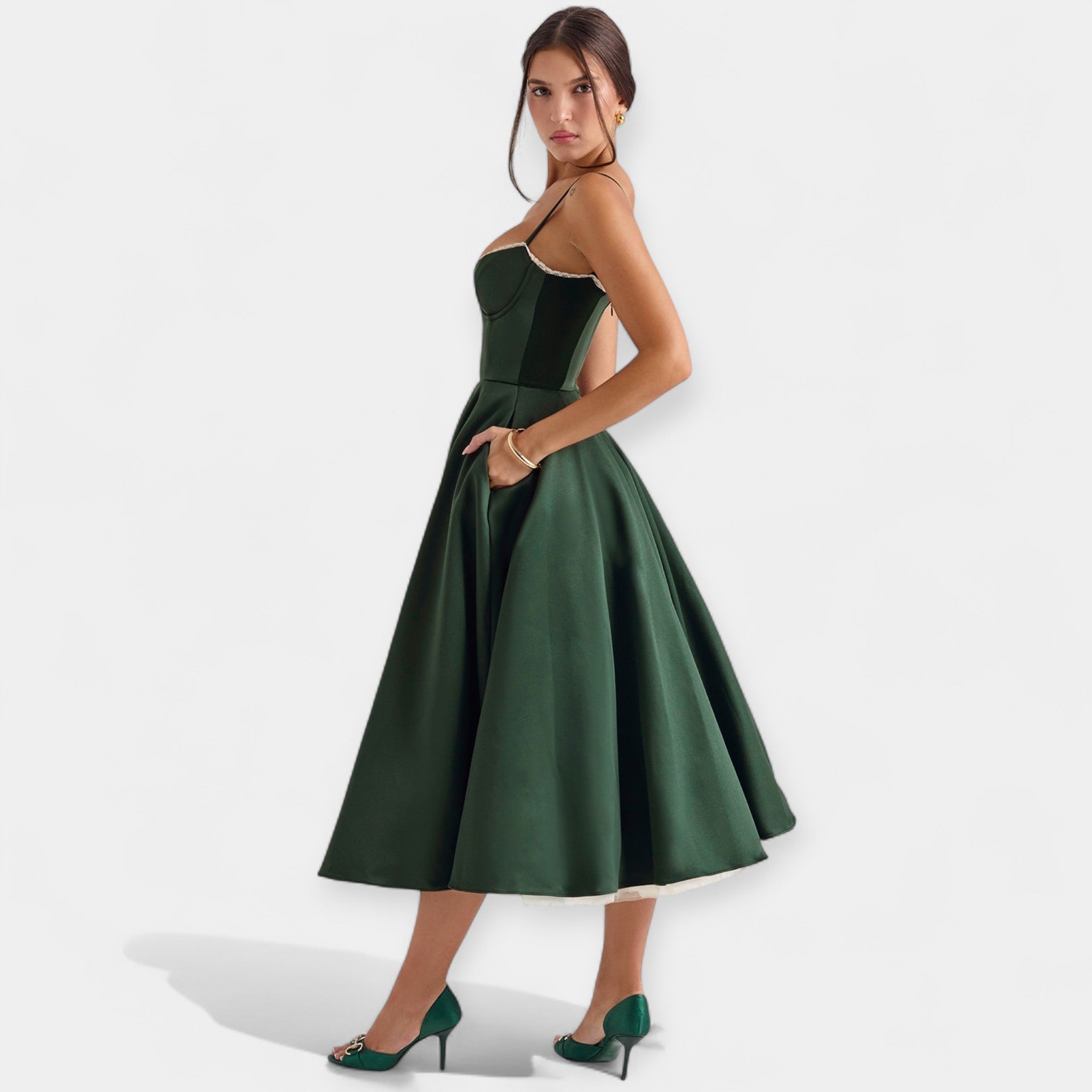 Thandi – Romantic Midi Dress