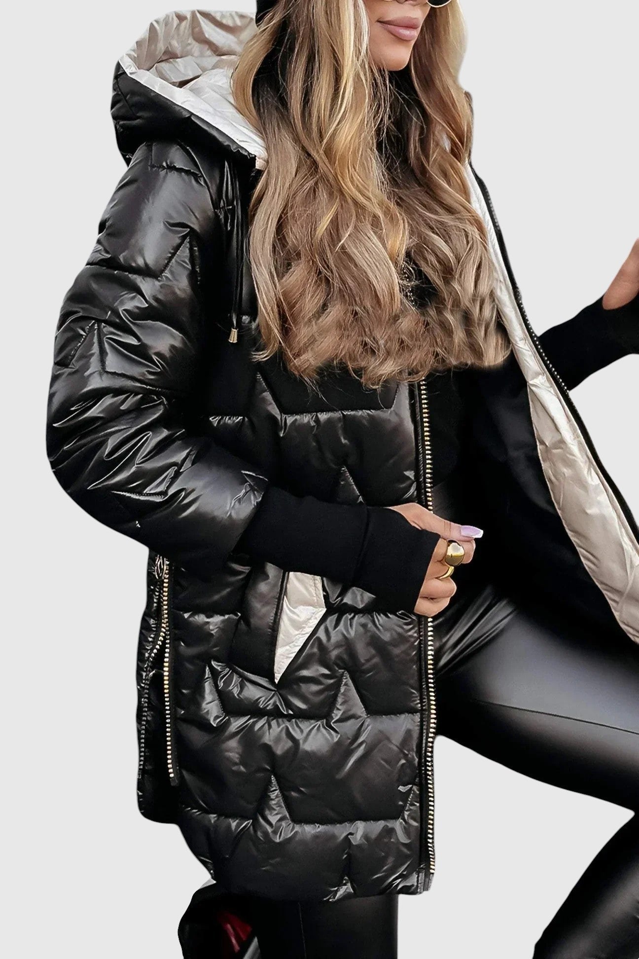 Νόλβεν – Κομψό γυναικείο παλτό με κουκούλα