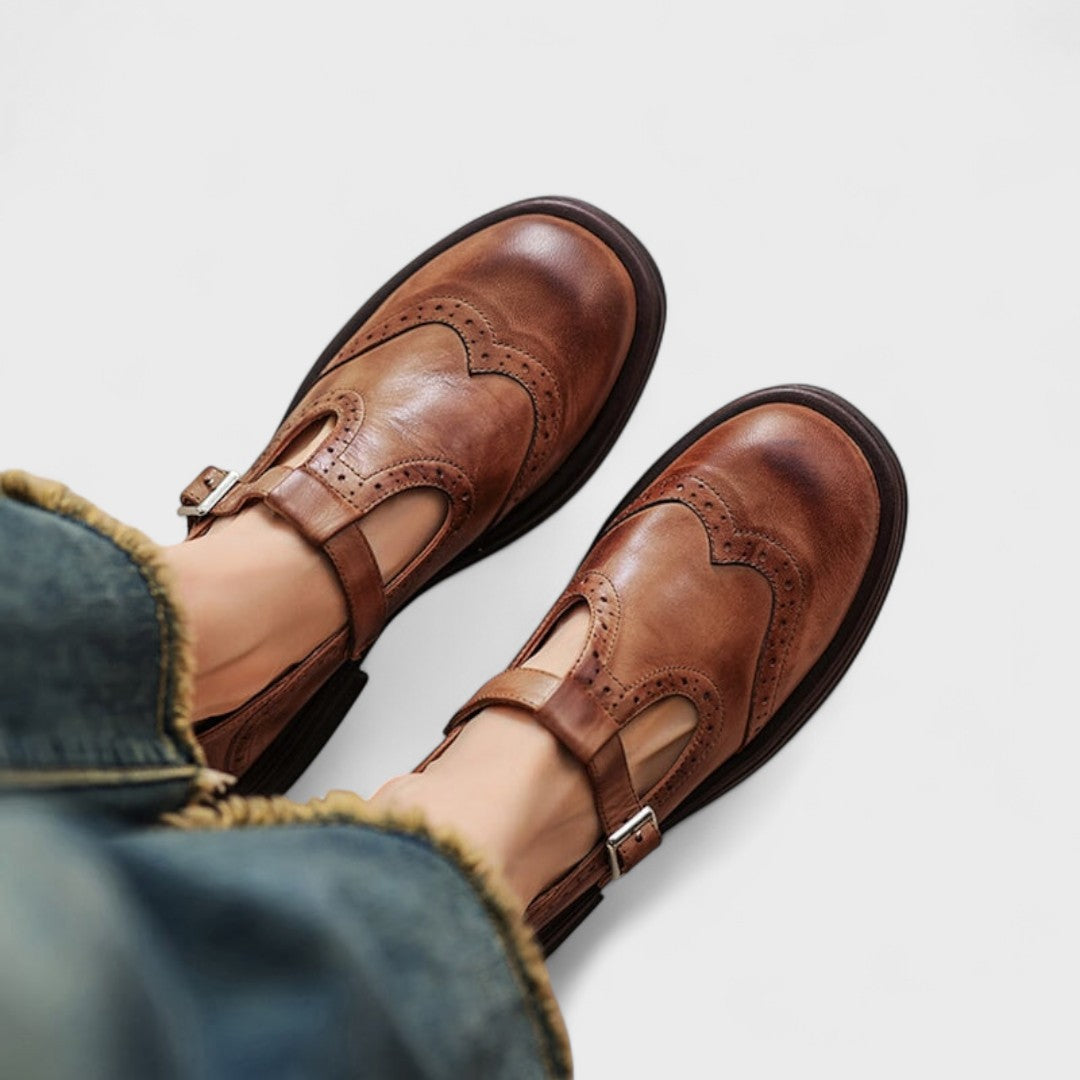 Ιρένα - ΕElegant Δερμάτινα Παπούτσια