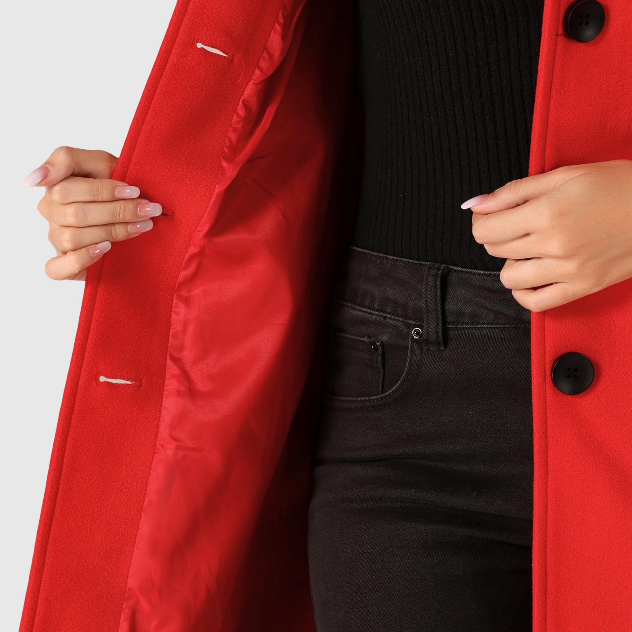 Josephine | Γυναικείο Χειμερινό Παλτό με Μονό Κουμπί