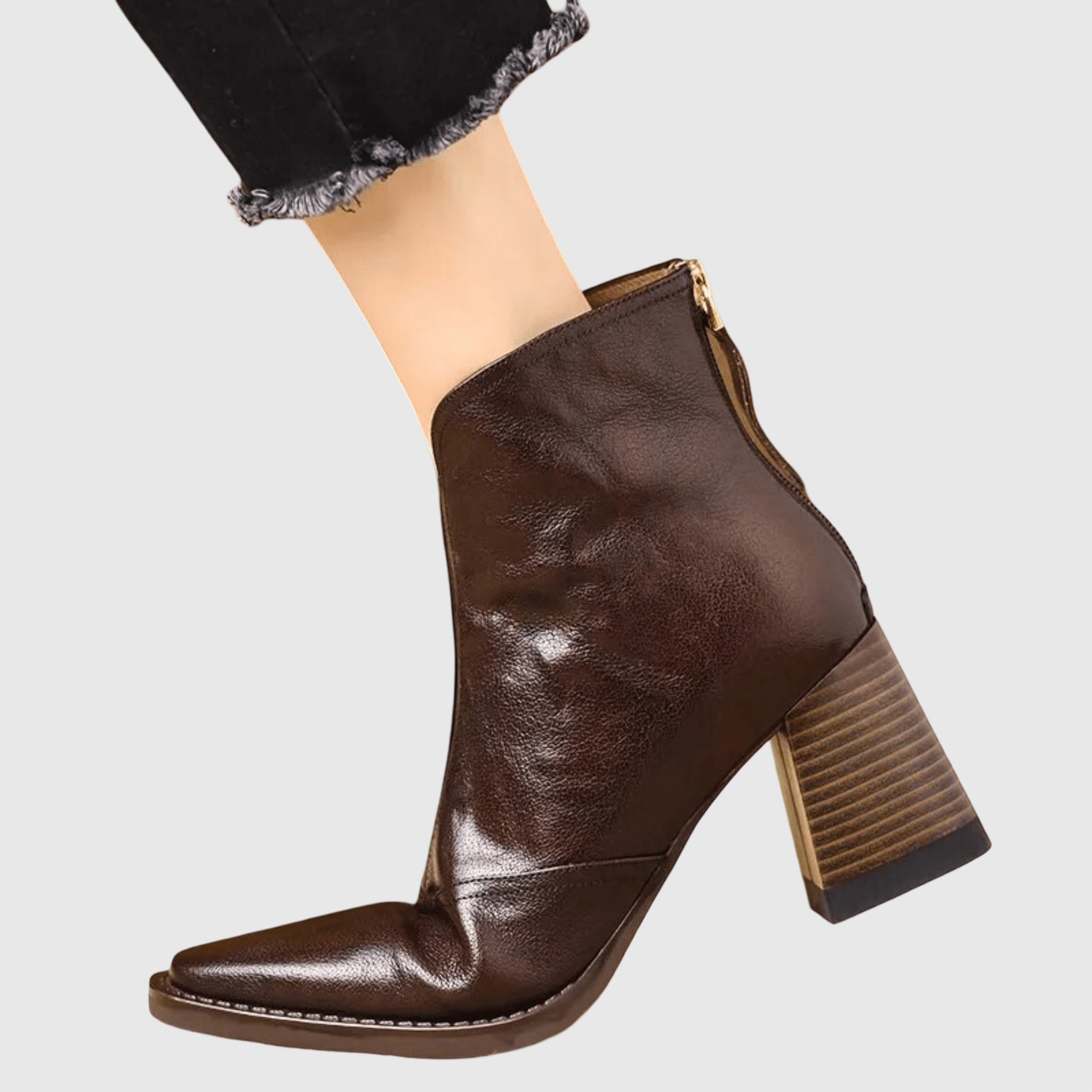 Αθηνά | Πολυτελή Μποτάκια με Μέτριο Τακούνι