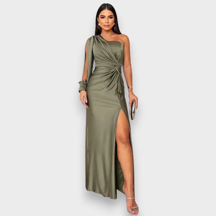 Zarra | Κομψό Maxi Φόρεμα με Έναν Ώμο