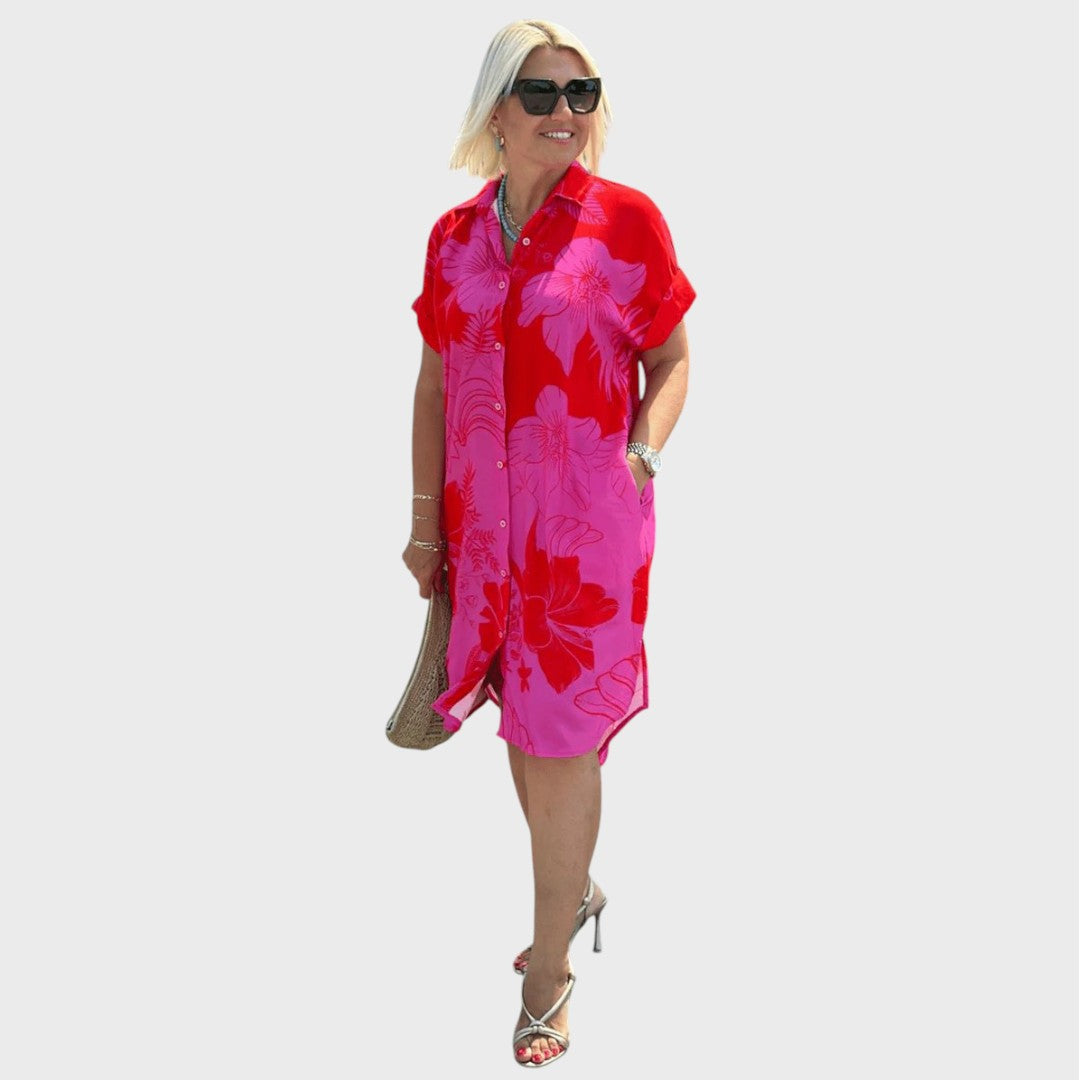 Ναόμι | Φόρεμα με Λουλουδάτο Μοτίβο