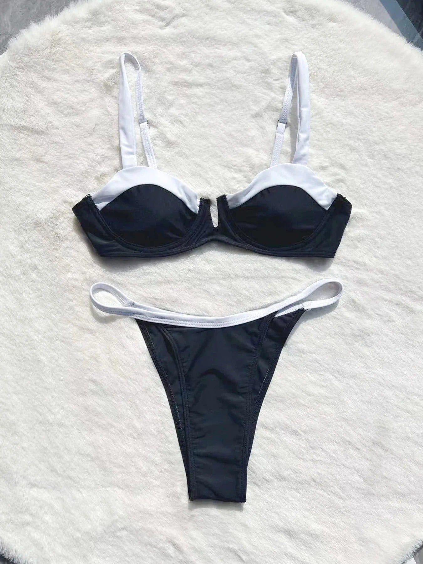 Seonaid | Sculpted Contrast Bikini