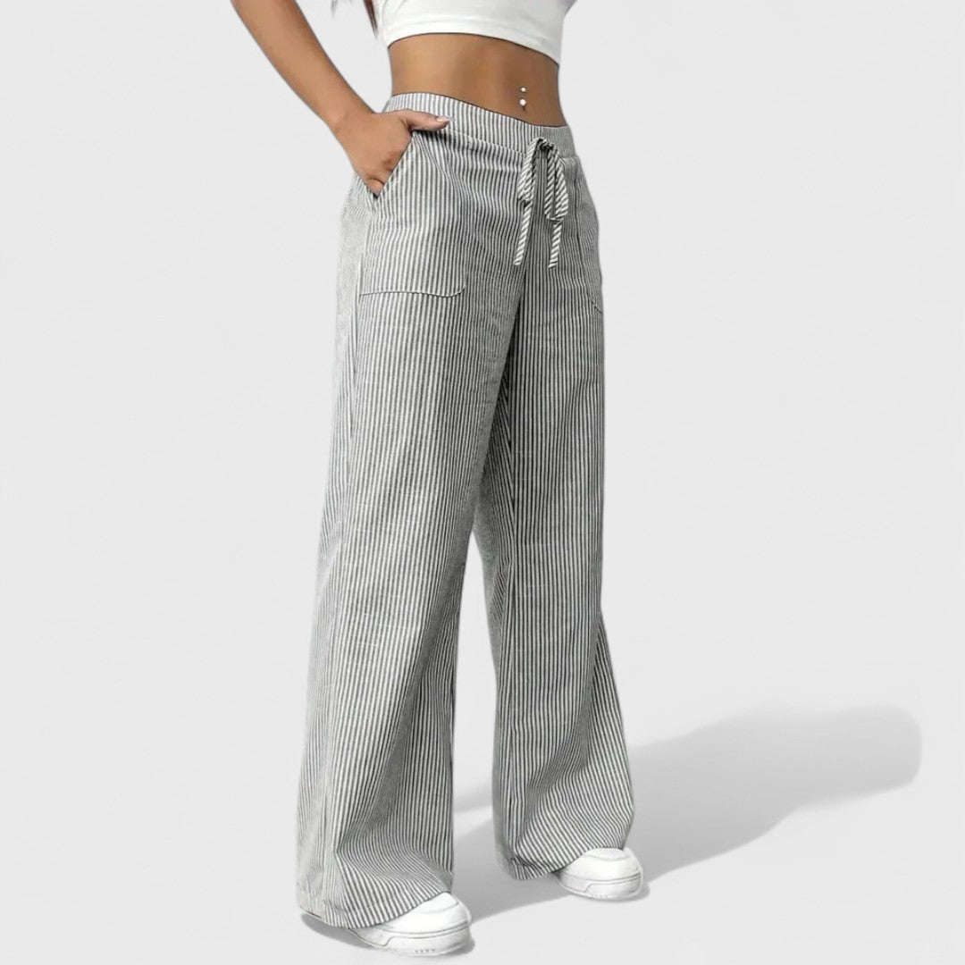 Ντομινίκ - Άνετα Φαρδιά Παντελόνια