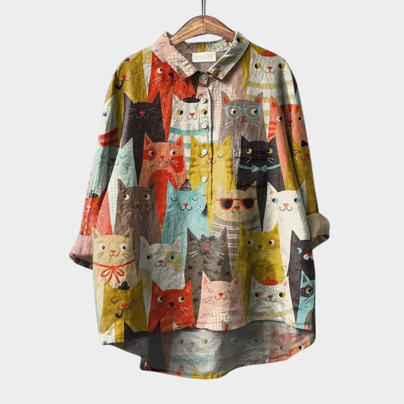 Άστριντ | Premium μπλούζα με δαντέλα