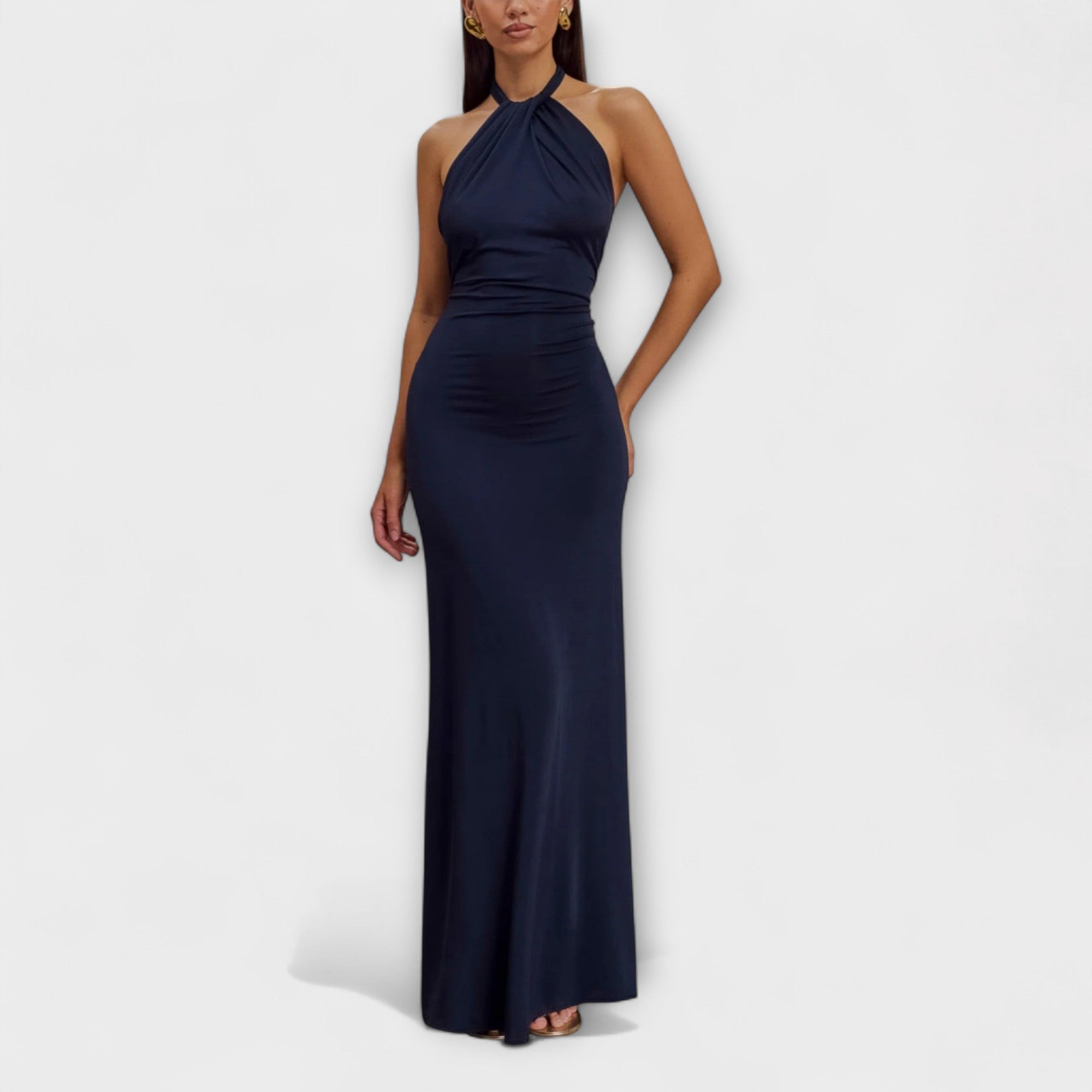 Lagune – Slinky Halter Maxi Dress