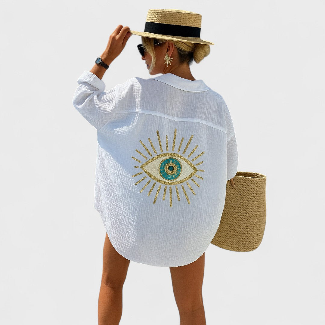 Ιρένα - Καθημερινή μπλούζα σε στυλ Ίμπιζα