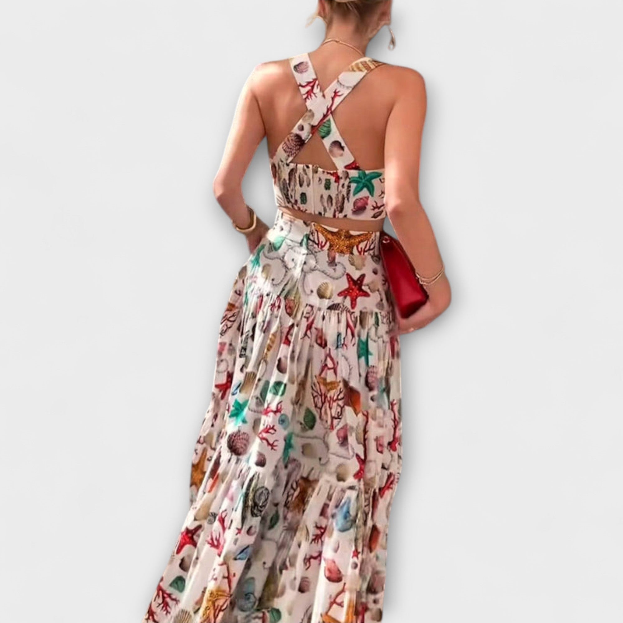 Heather - Στυλάτο Σετ Φούστας Δύο Τεμαχίων