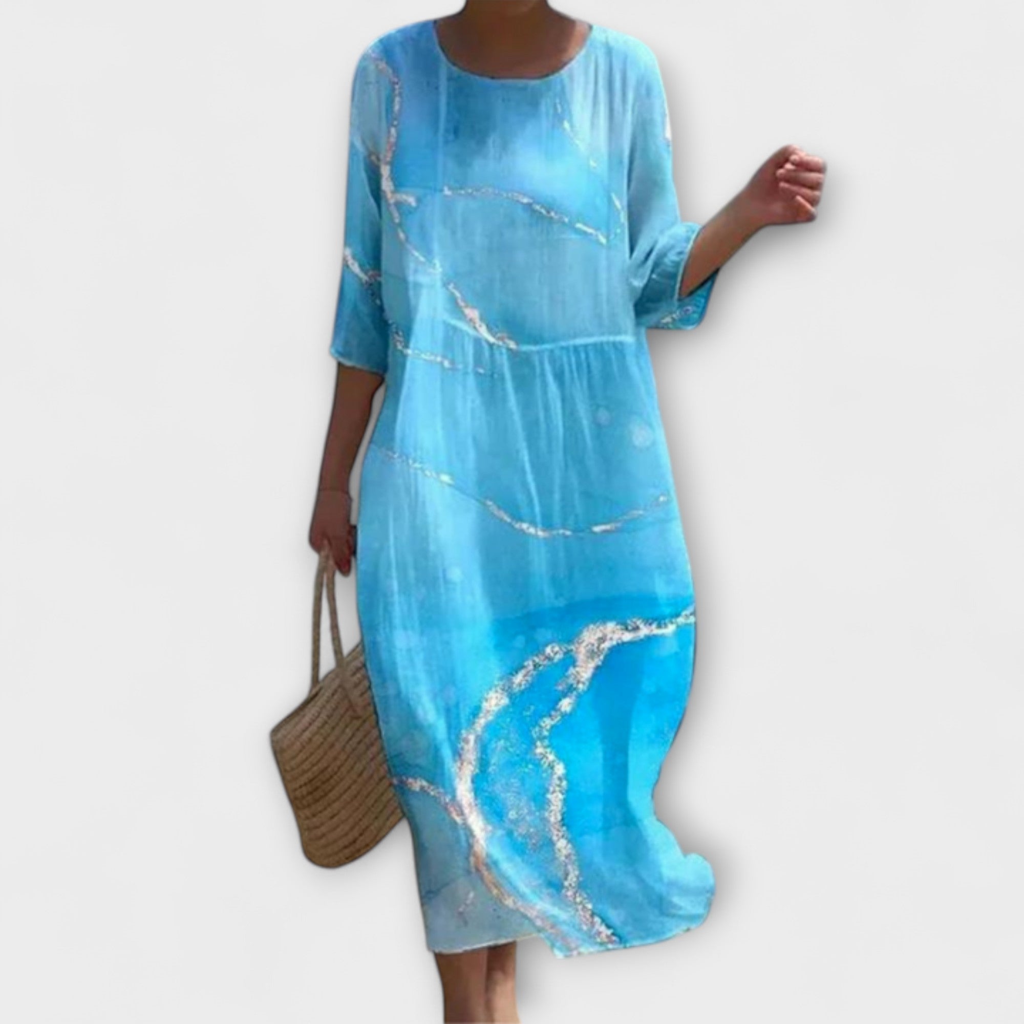 Μιράντα - Στυλάτο Floral Maxi Φόρεμα