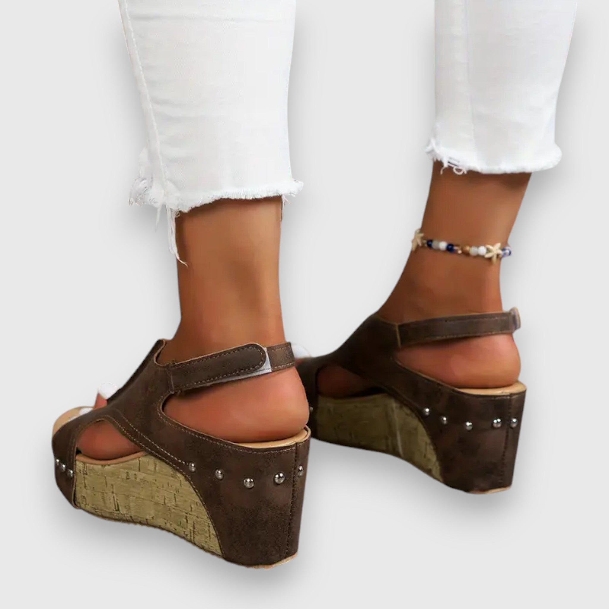 Μία – Vintage πλατφόρμες σανδάλια