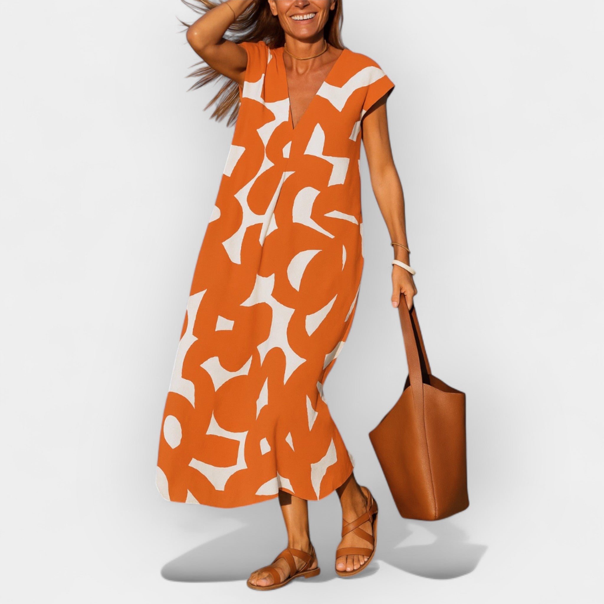 Thandiwe – Light V-Neck Dress