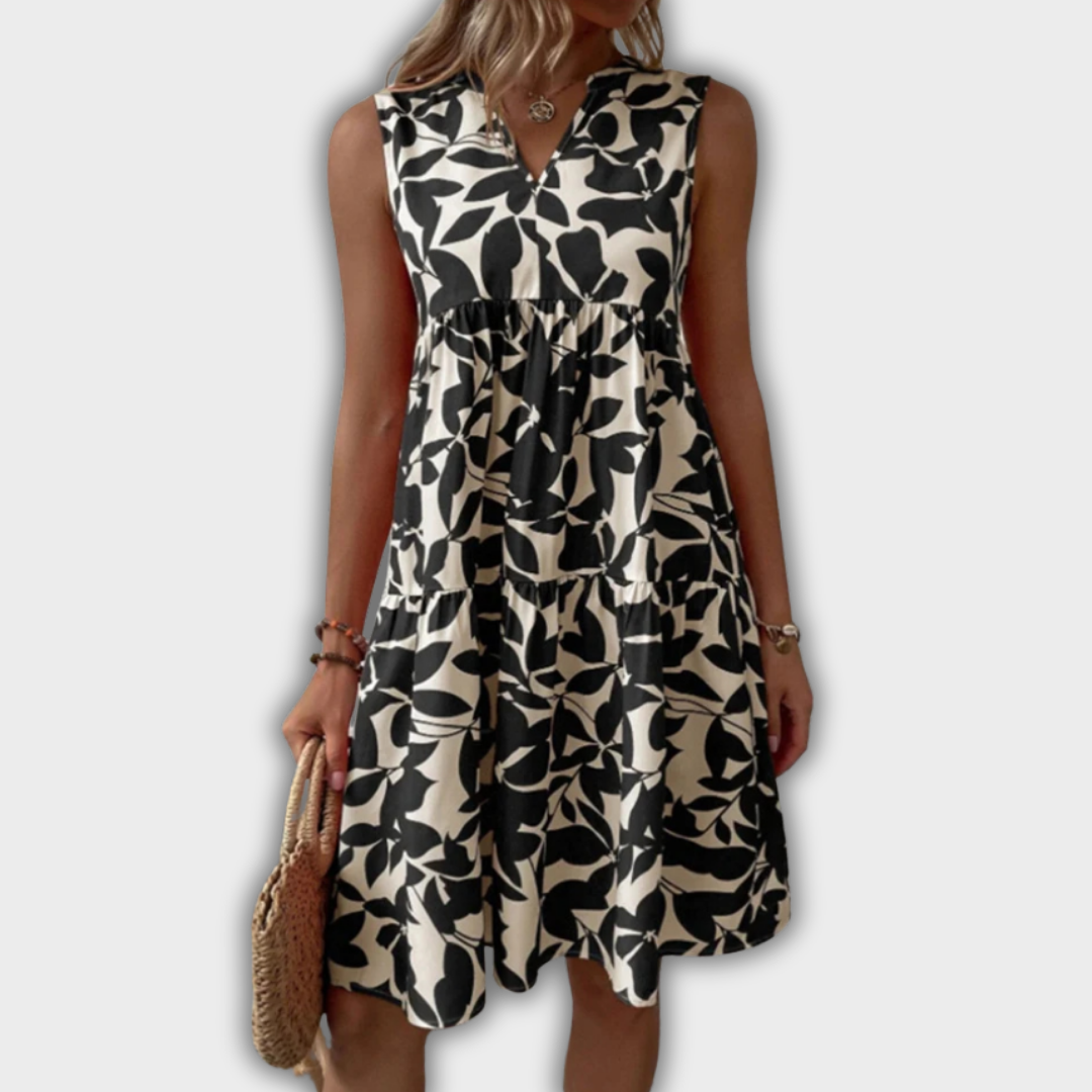 Ιζαμπέλ - Φλοράλ Φόρεμα Καλοκαιρινής Στρώσης