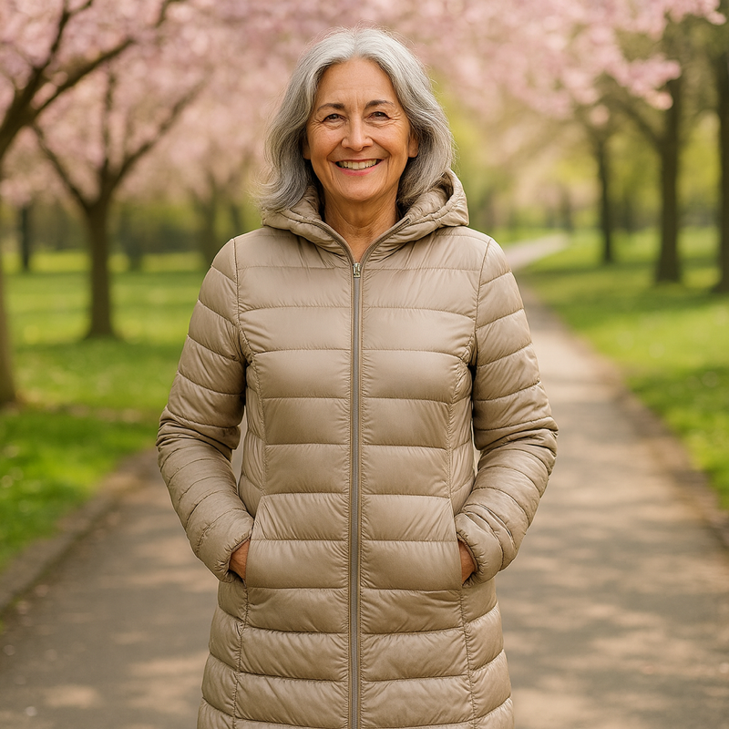 Helsa Μακρύ Μεταβατικό Μπουφάν με Γέμισμα | Σαμπάν