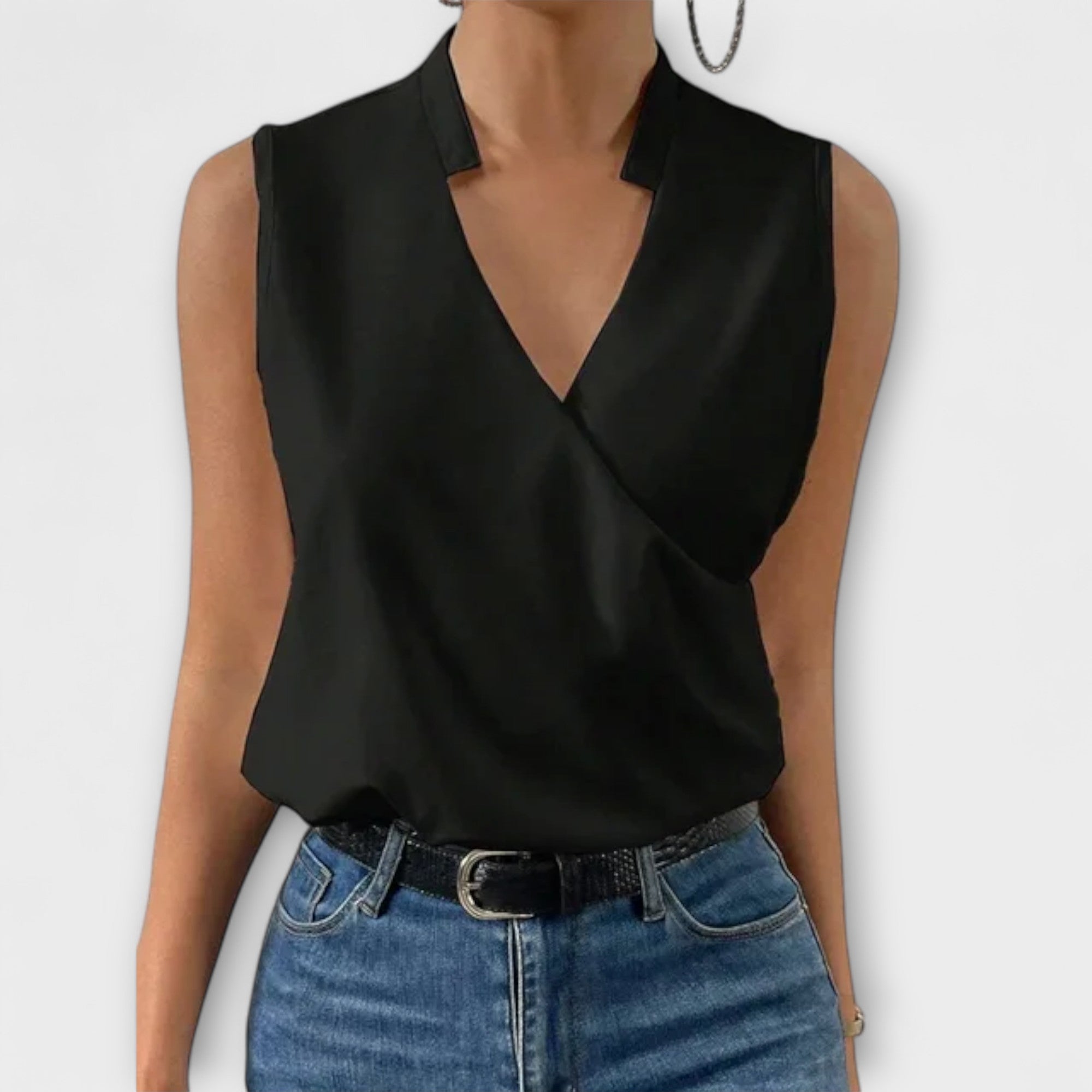 Soft Summer Top with V-Neckline