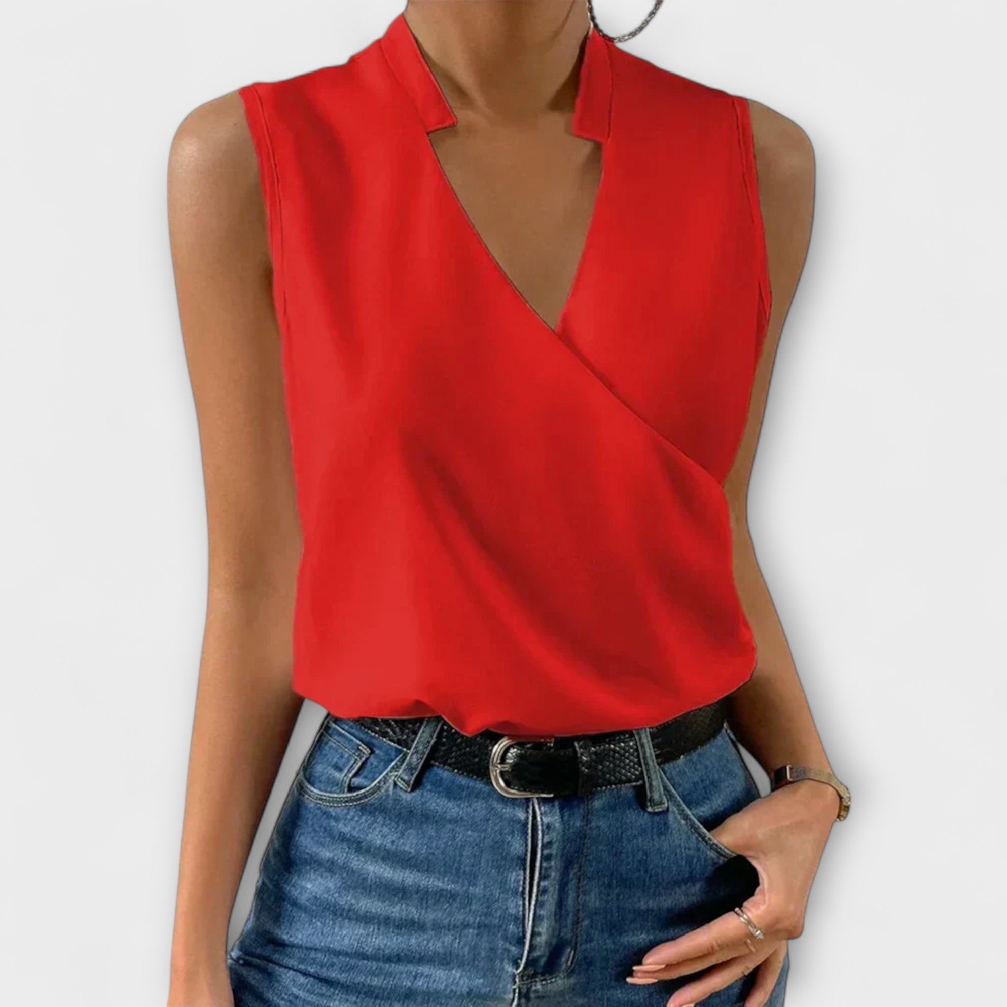 Soft Summer Top with V-Neckline