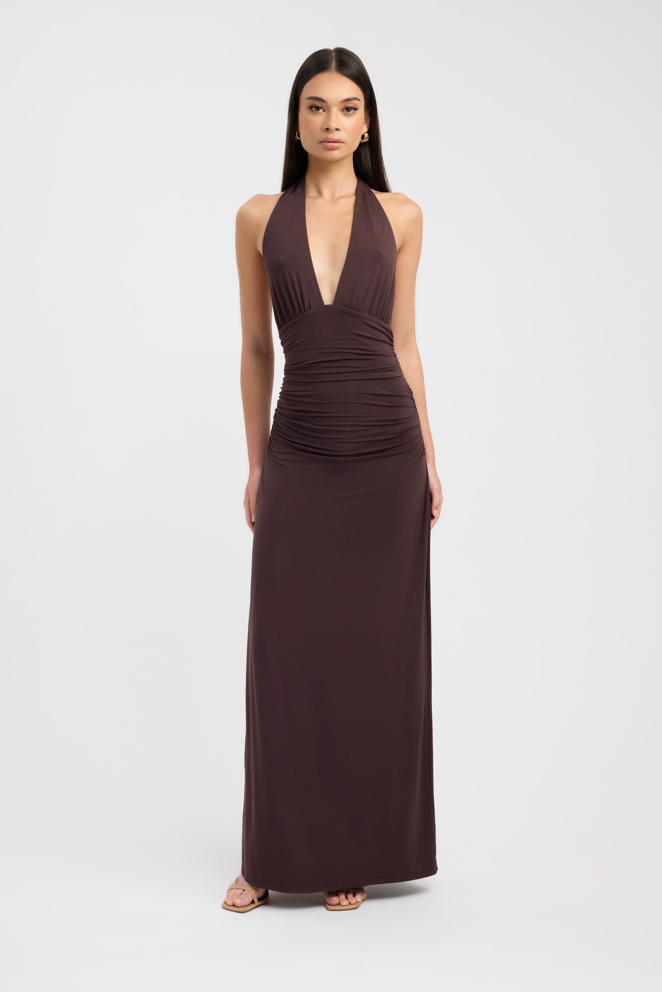 Lerato – Elegant Halter Neck Maxi Dress