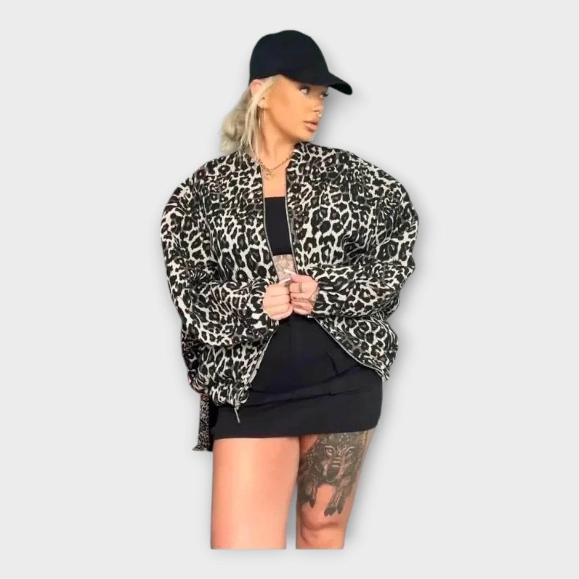 ΛΙΜΠΟΥΣΕ - Ελεγκτικός πουλόβερ σε γκρι χρώμα