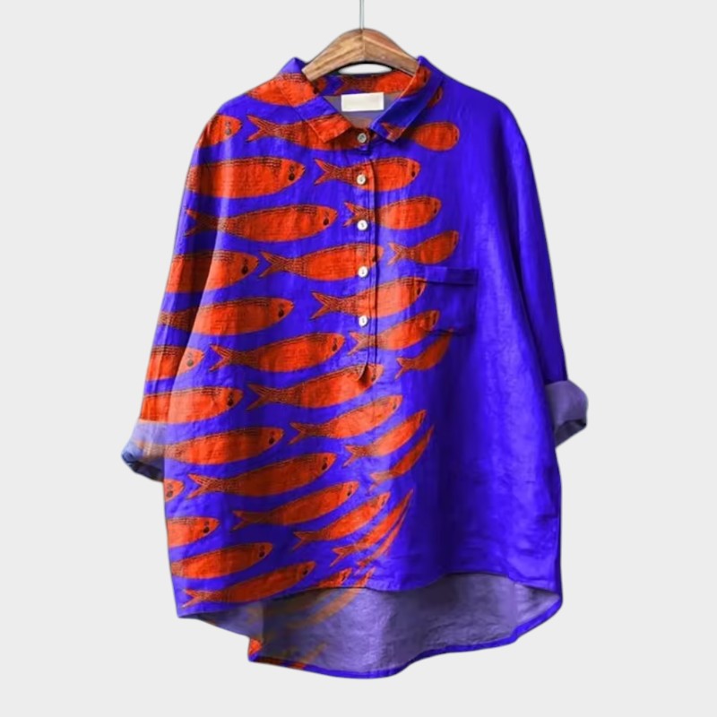 Αμελί | Premium μπλούζα με δαντελένια τελείωση