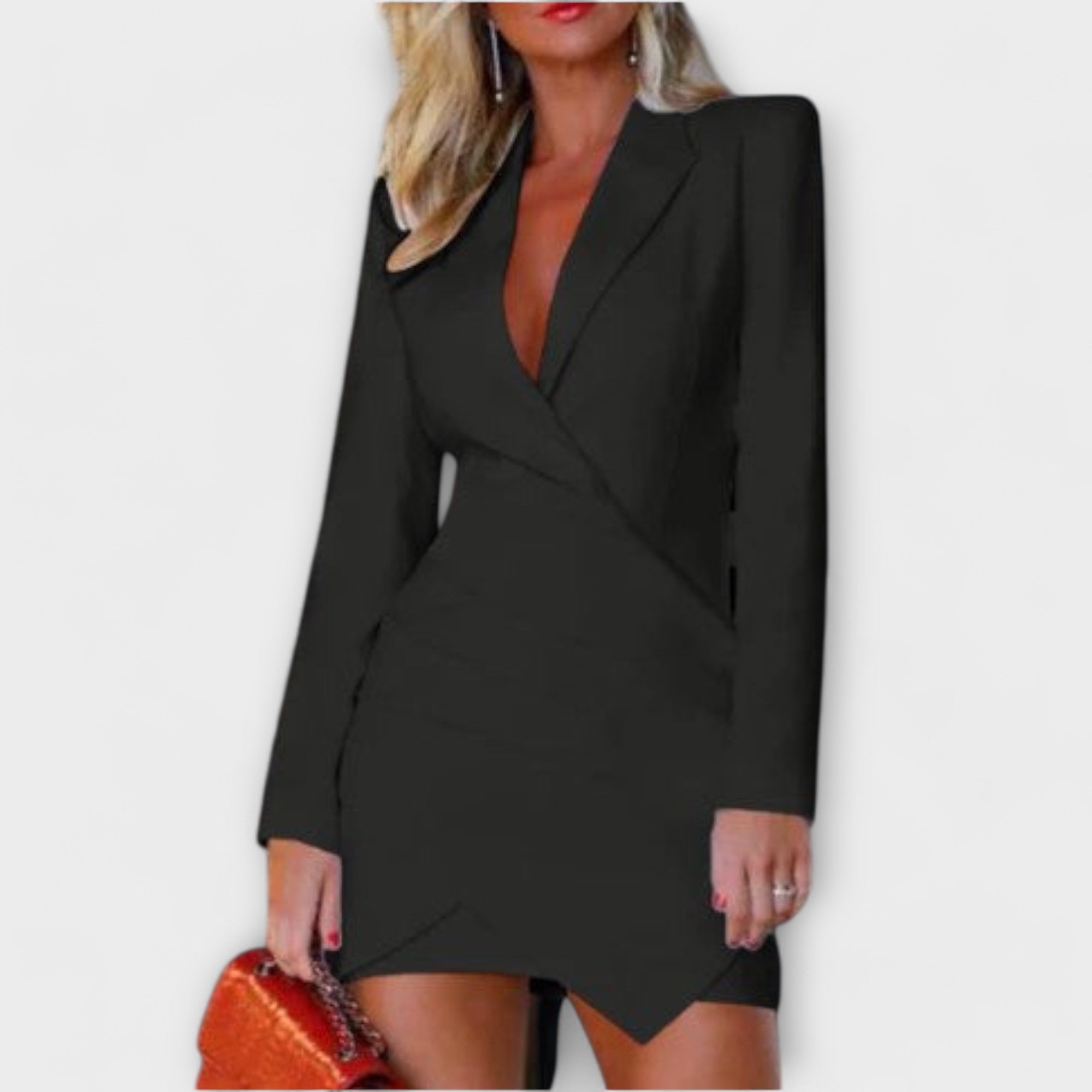 Long Sleeve Blazer Dress for Women