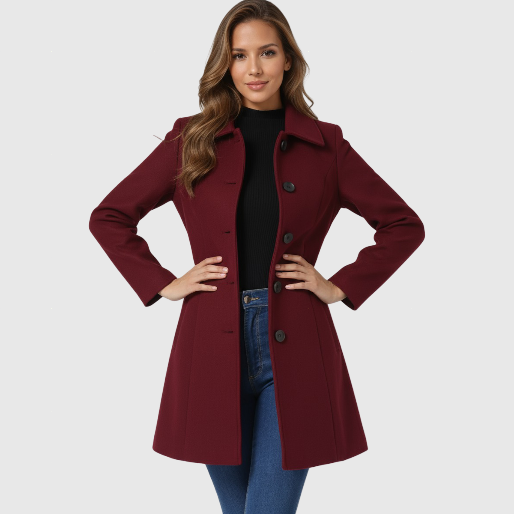 Josephine | Γυναικείο Χειμερινό Παλτό με Μονό Κουμπί