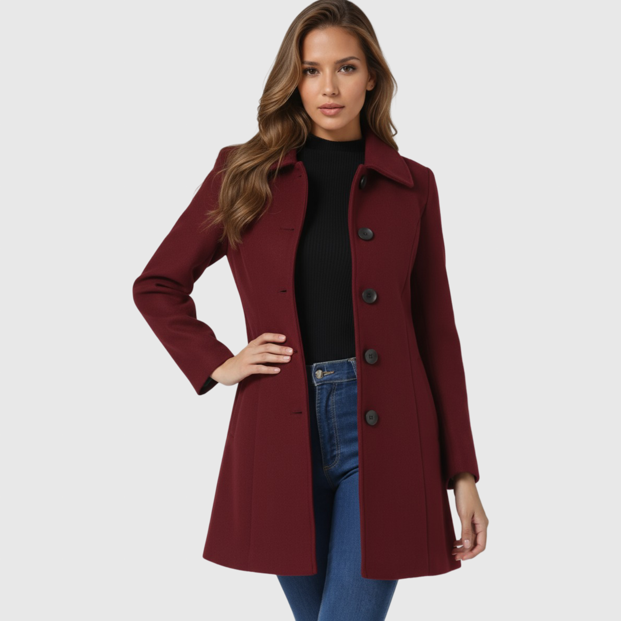 Josephine | Γυναικείο Χειμερινό Παλτό με Μονό Κουμπί