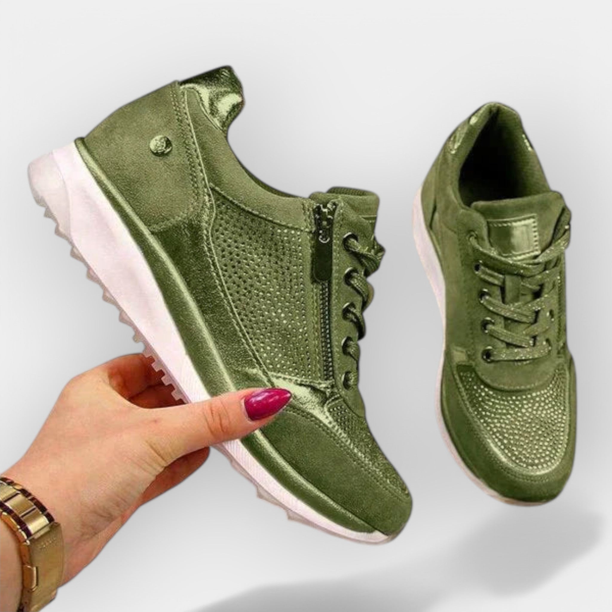 Ανατομικά αθλητικά παπούτσια με φερμουάρ