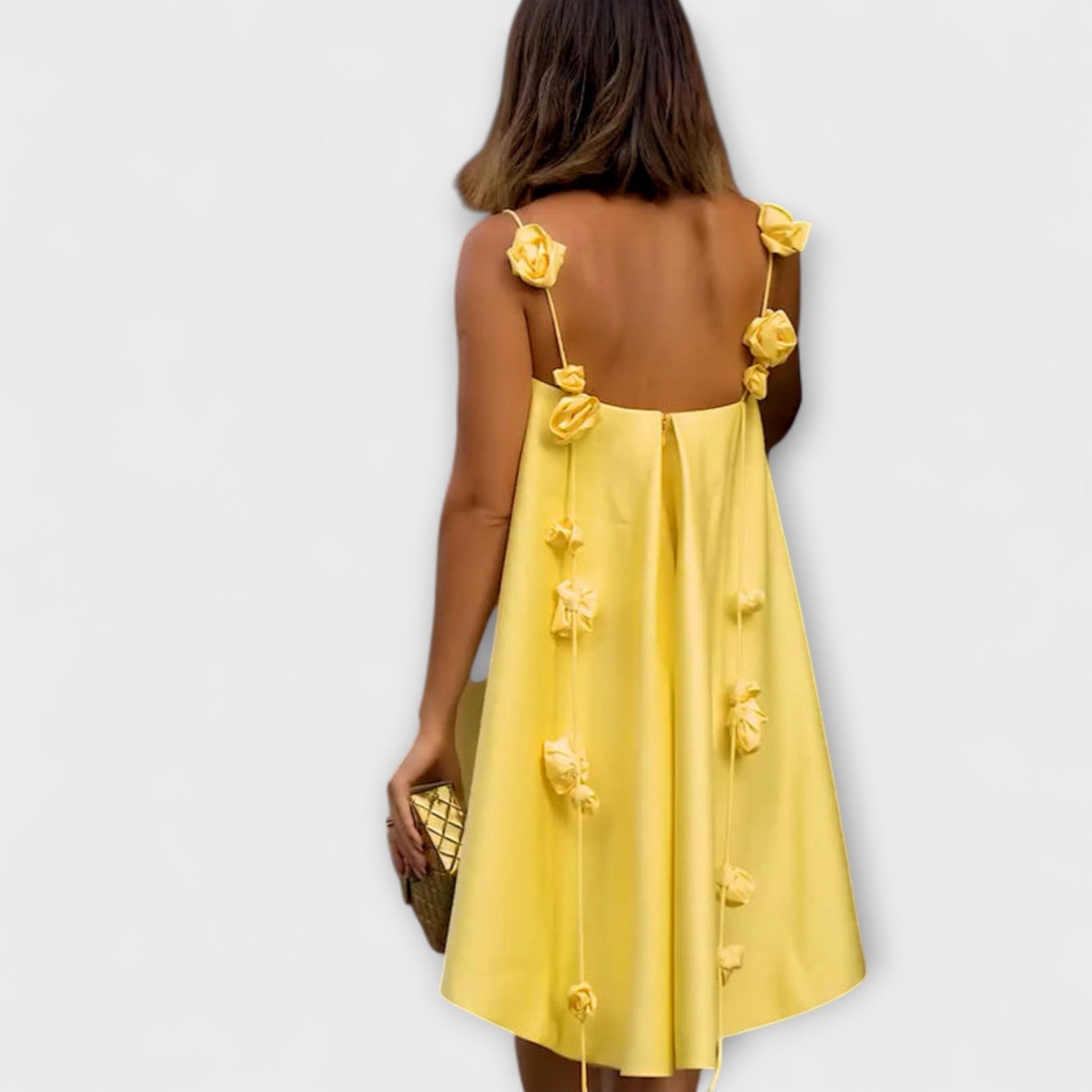 Jordan – Stylish Floral Sleeveless Mini Dress