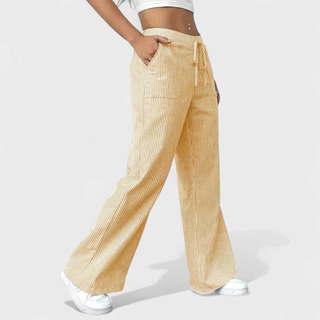 Ντομινίκ - Άνετα Φαρδιά Παντελόνια