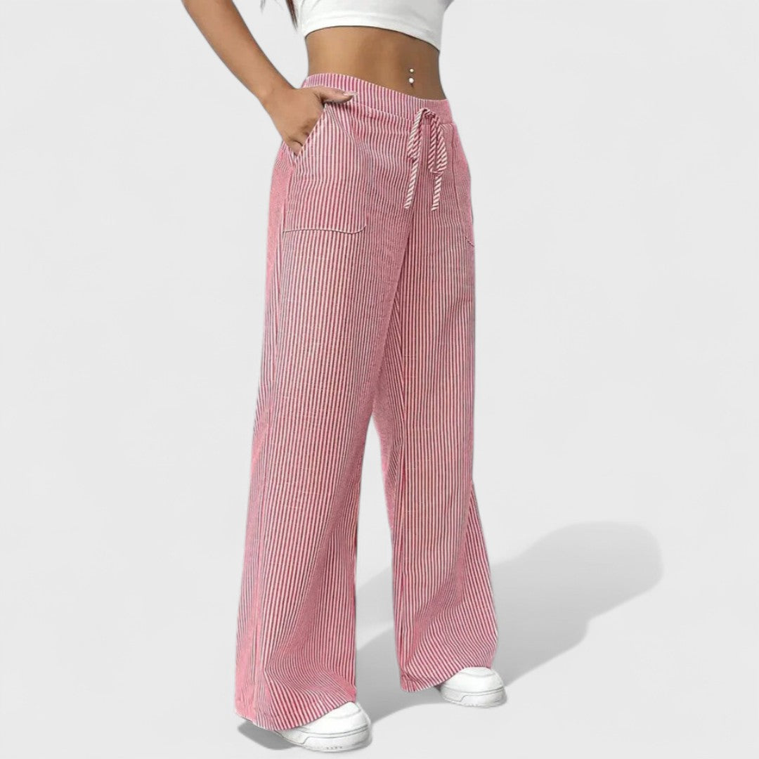 Ντομινίκ - Άνετα Φαρδιά Παντελόνια