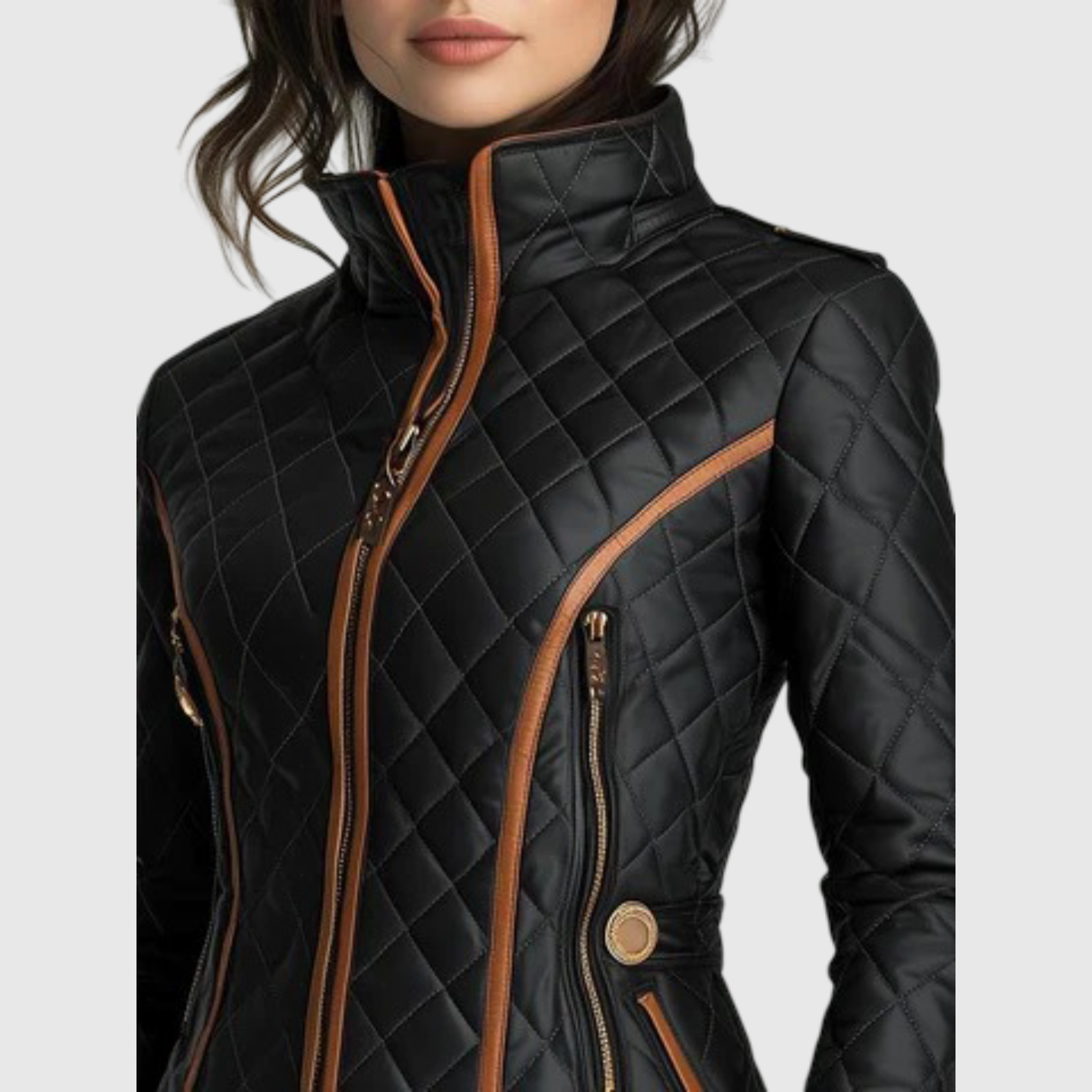 Lillian | Μπουφάν με Διαμαντένιο Κέντημα